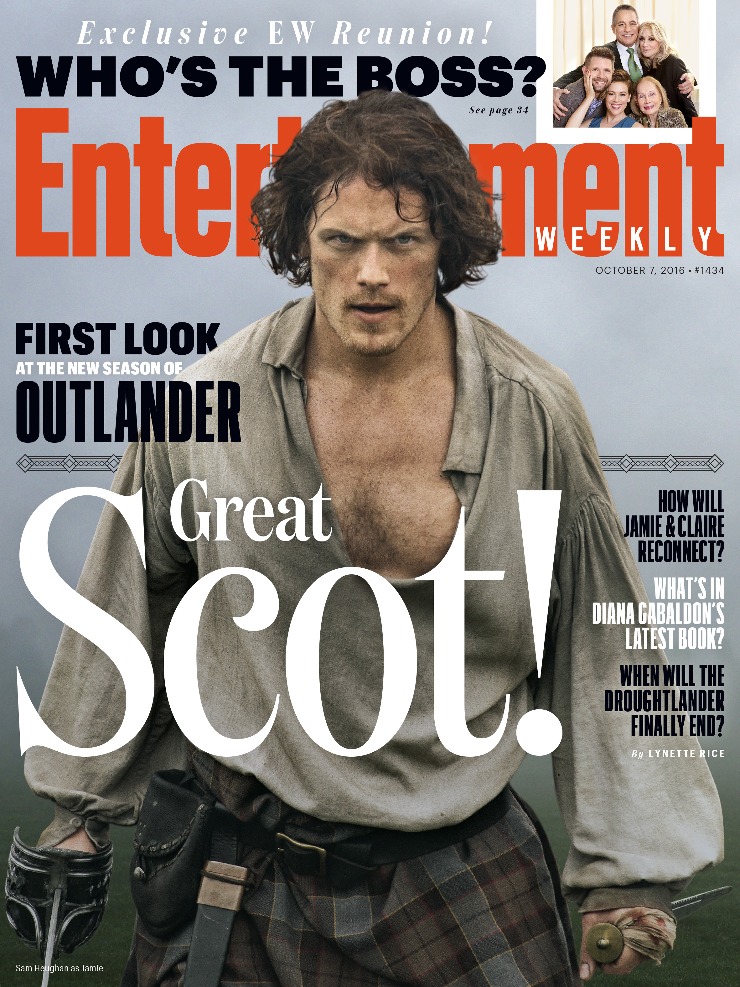 'Outlander's' Sam Heughan graces Entertainment Weekly cover Philly