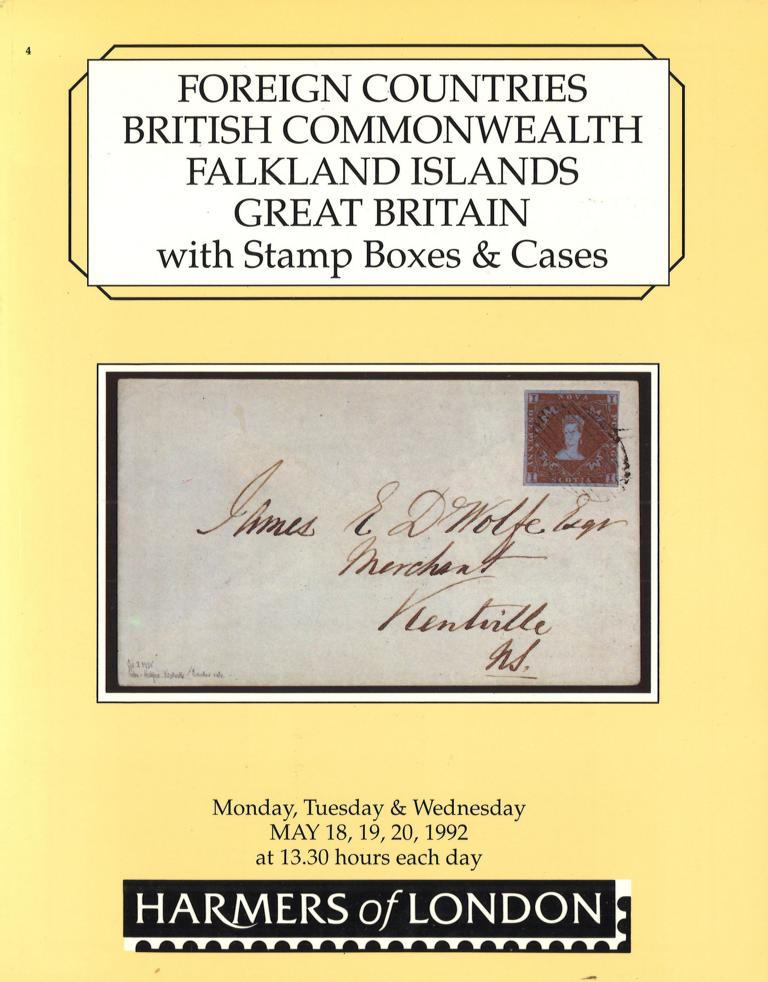 Harmers 1992 BRITISH Commonwealth, Falkland, Great Britain, Stamp