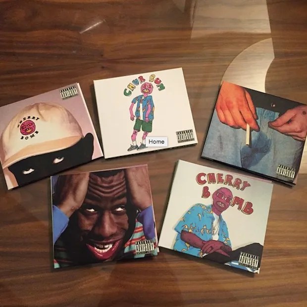 Tyler, the Creator's Cherry Bomb Gets Five Album Covers, Physical