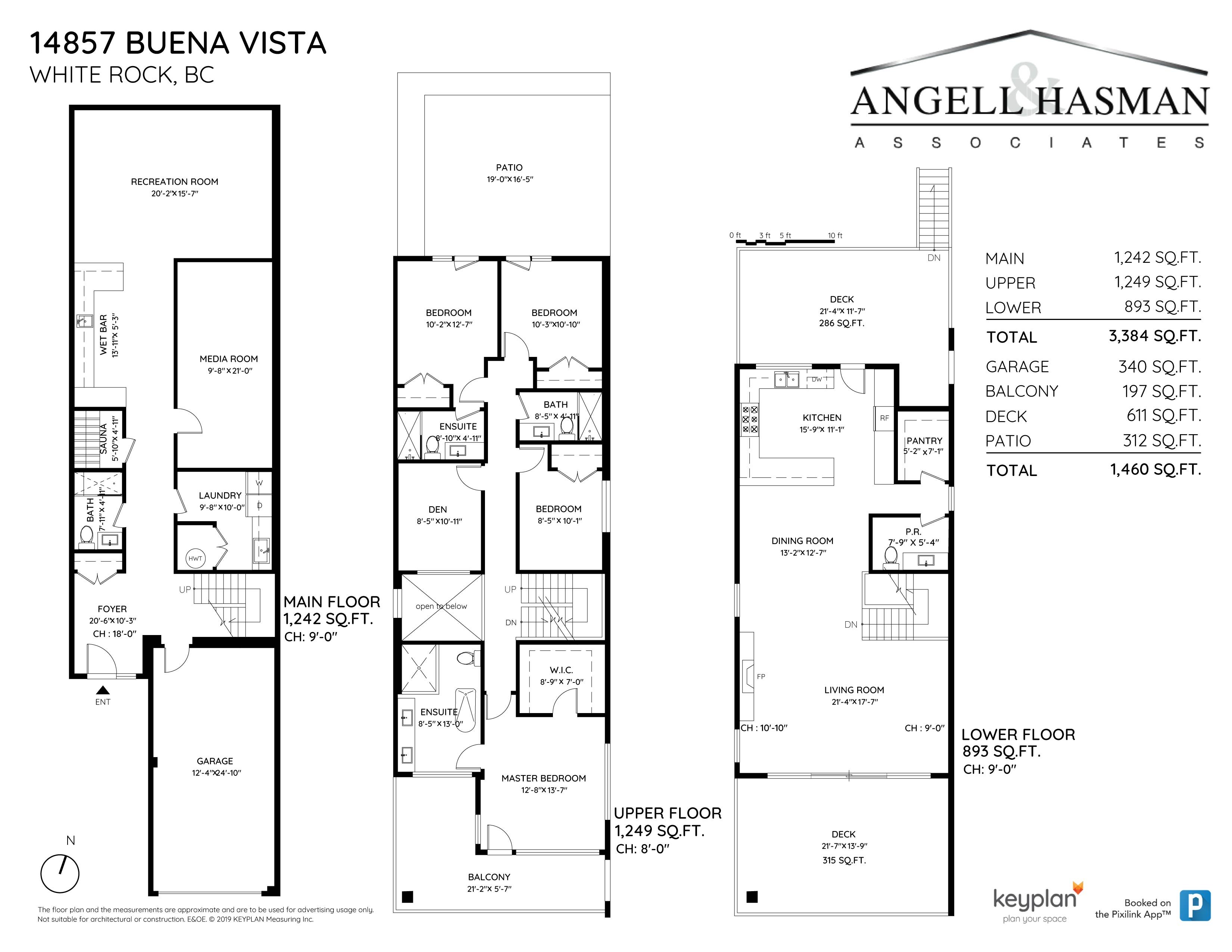 14857 Buena Vista Avenue, White Rock Floor Plan Sidra Subzwari
