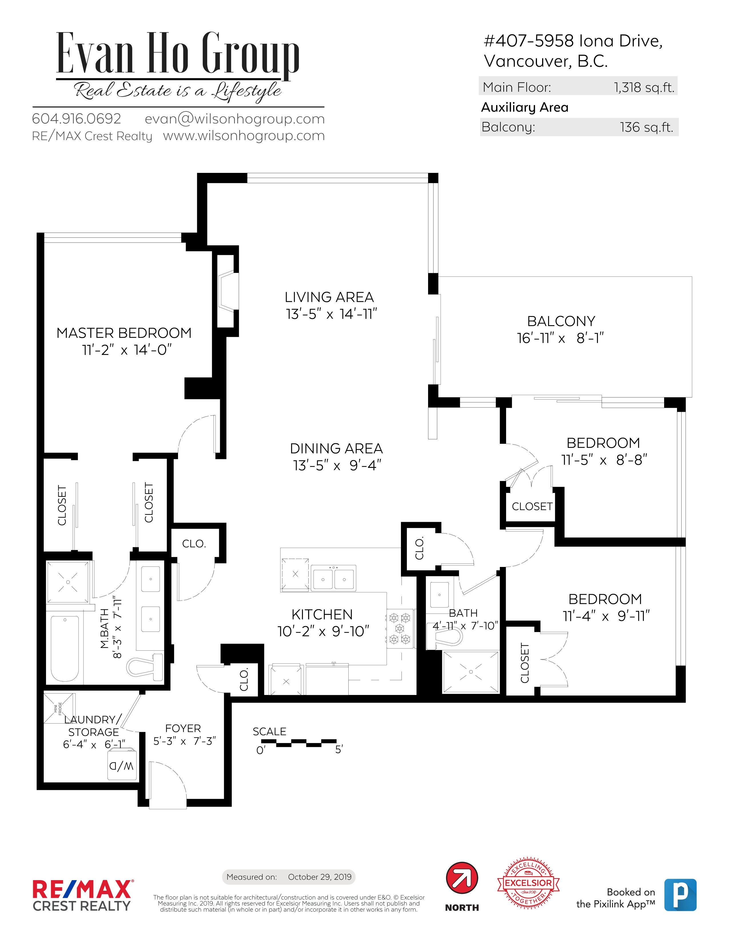 407 5958 Iona Drive, Vancouver HD Photos & Floor Plan Listed by