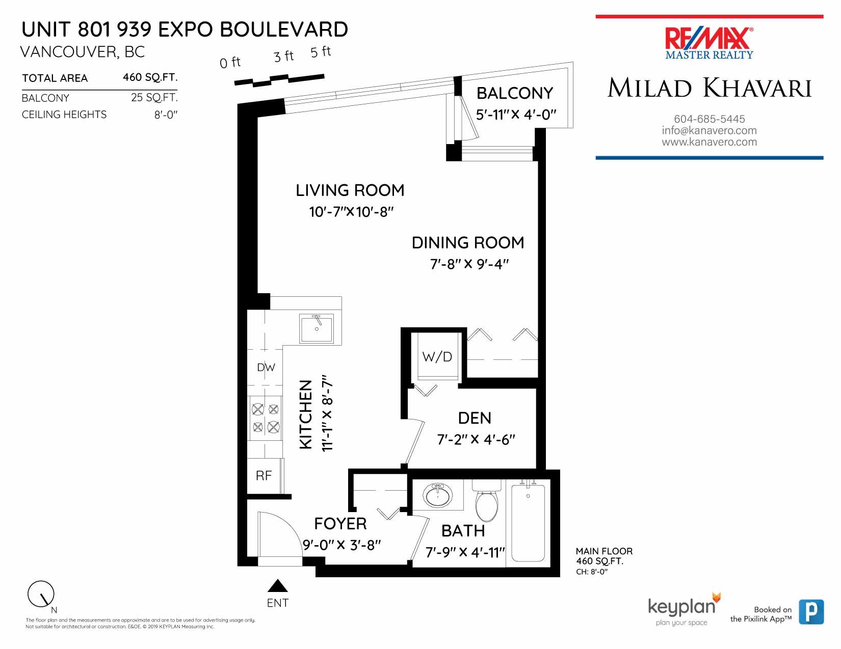 801 939 Expo Boulevard, Vancouver Floor Plan Iman Moghadam PREC