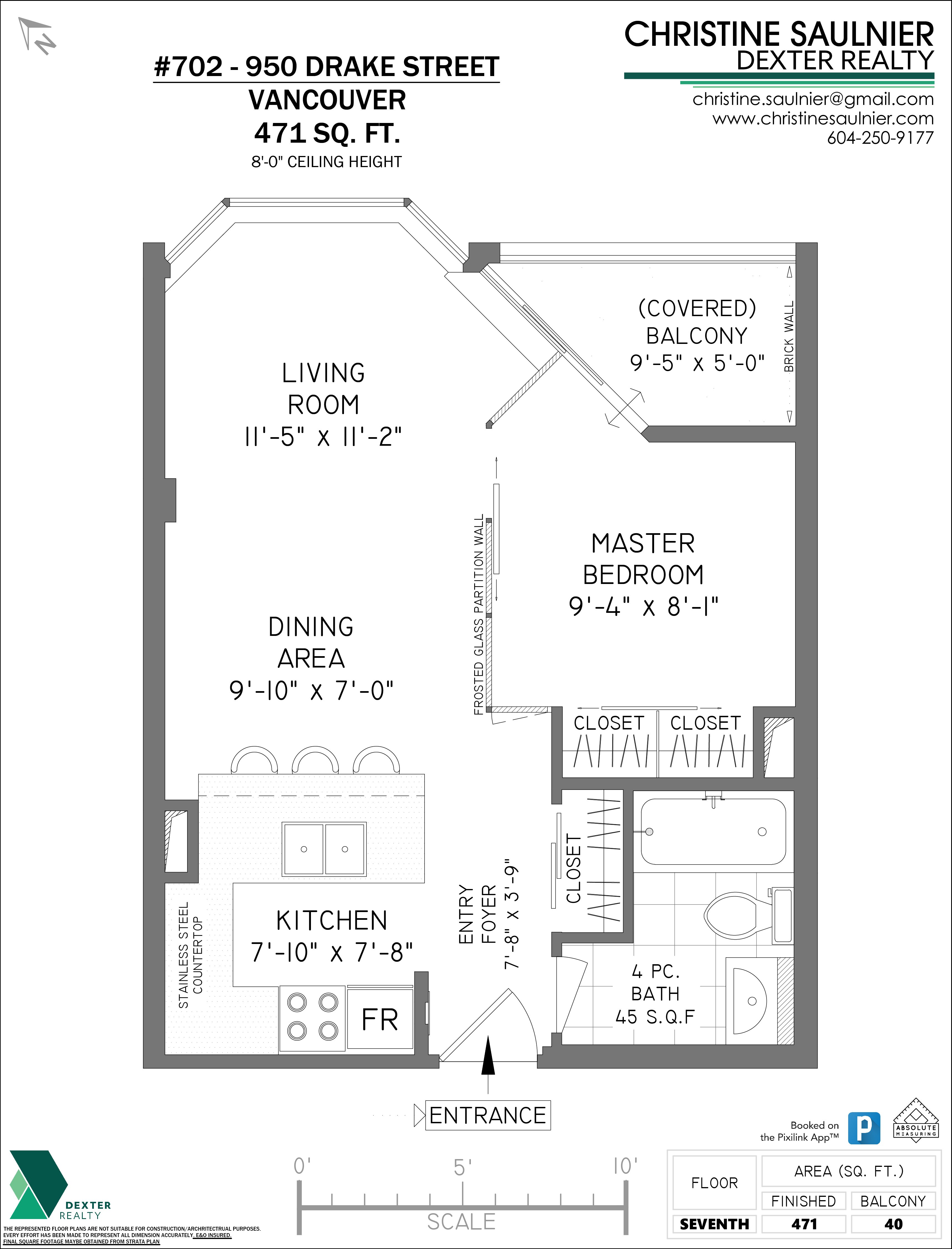 702 950 Drake Street, Vancouver HD Photos & Floor Plan SOLD by Christine Saulnier