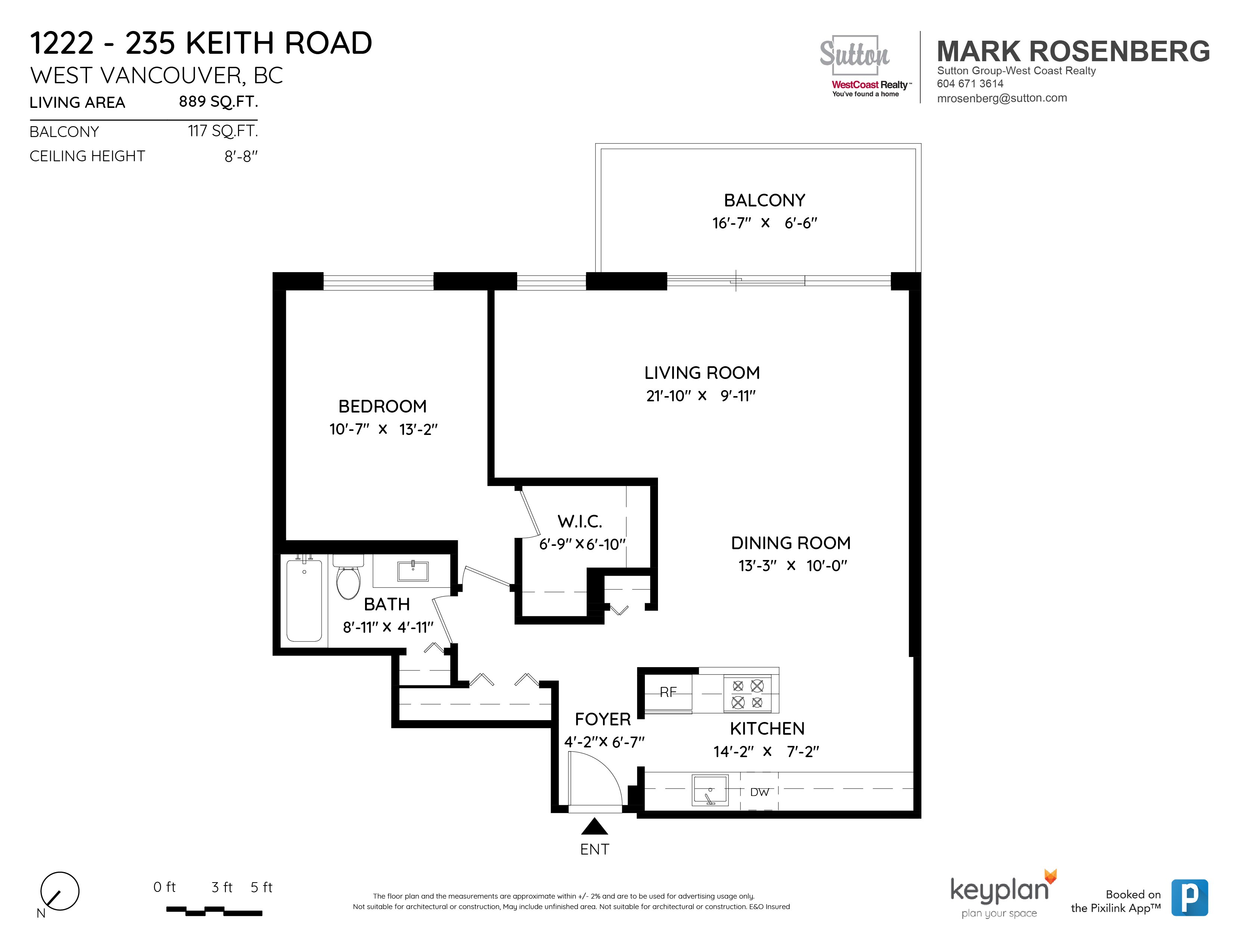1222 235 Keith Road, West Vancouver HD Photos & Floor Plan SOLD by