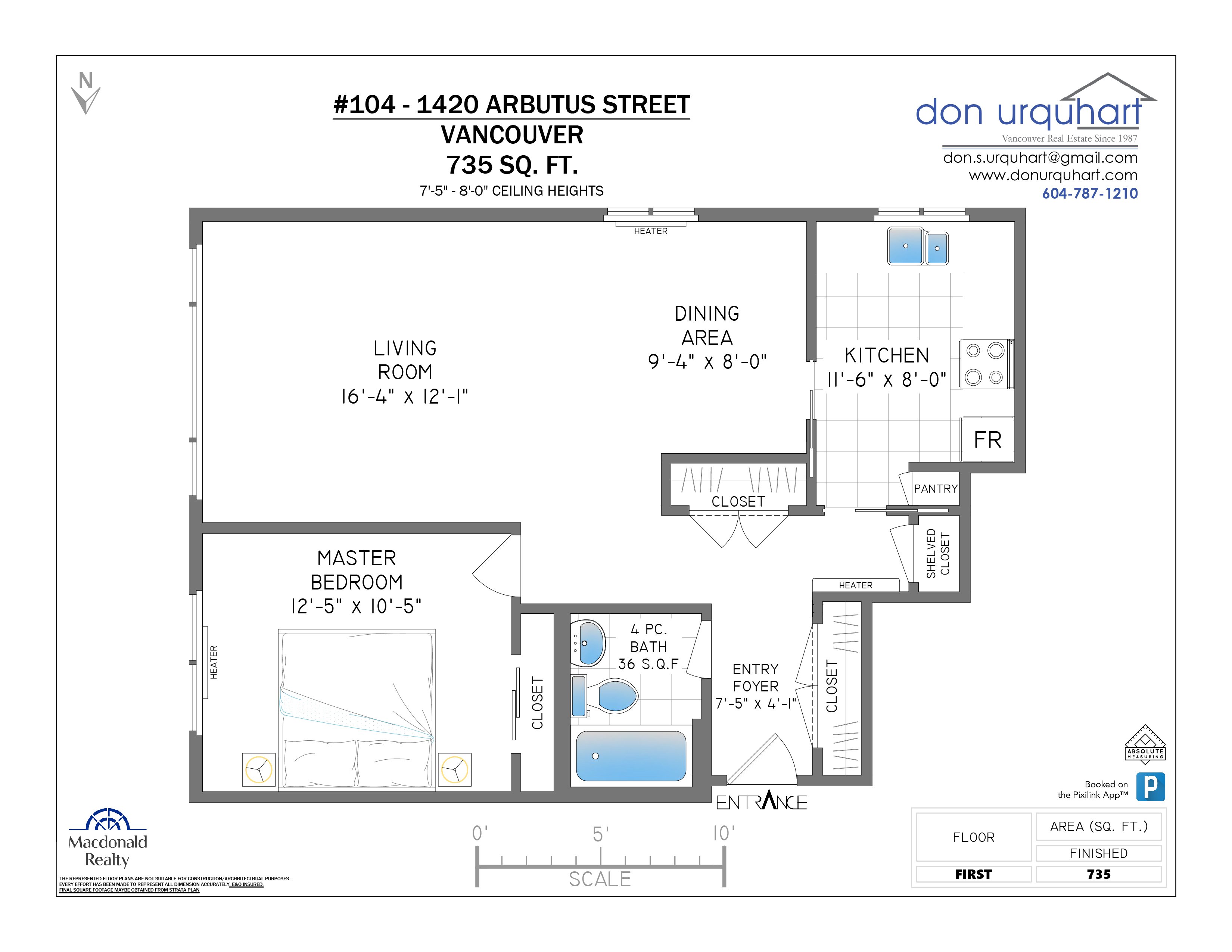104 1420 Arbutus Street, Vancouver HD Photos & Floor Plan SOLD by Don Urquhart