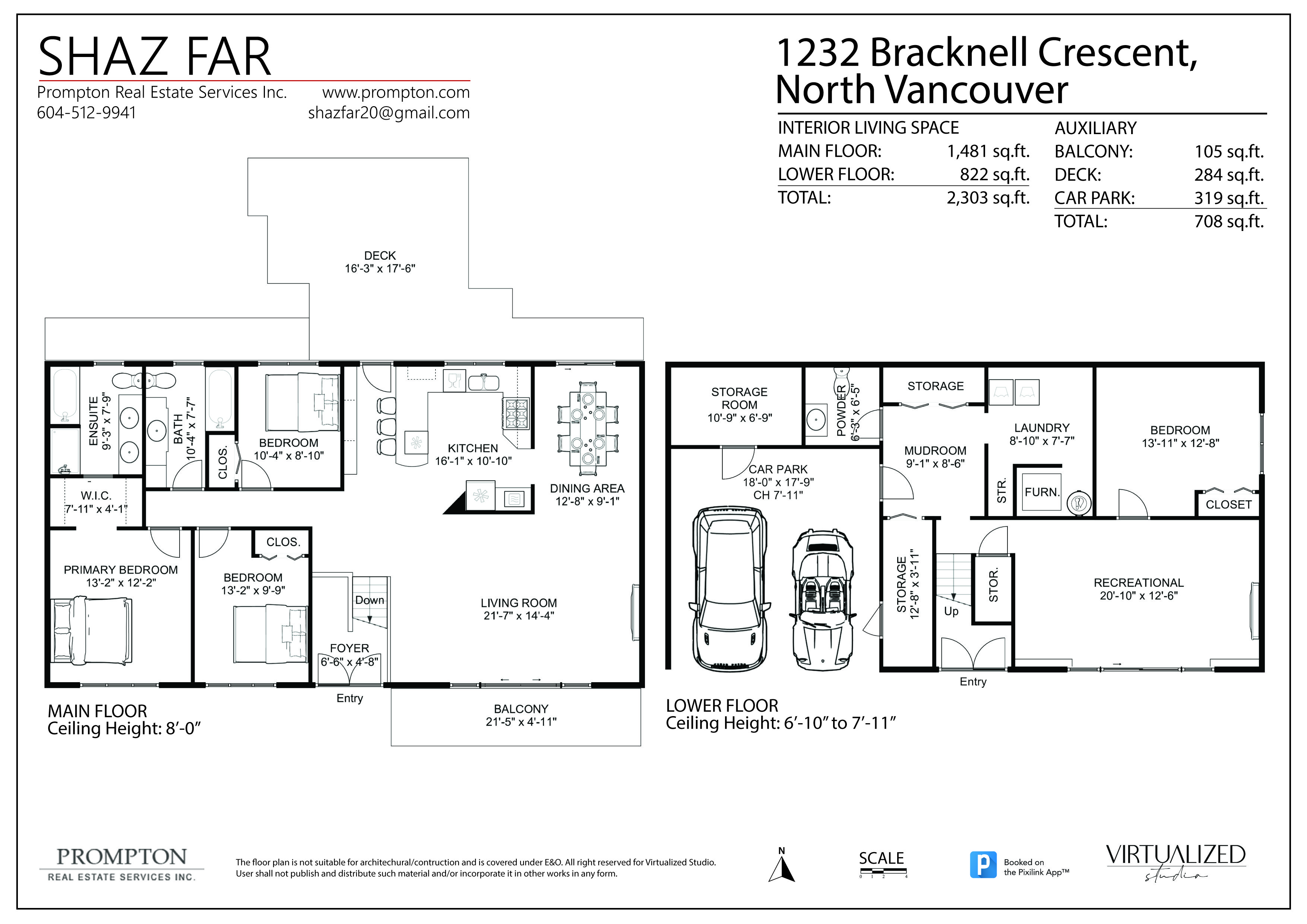 1232 Bracknell Crescent, North Vancouver Virtual Tour & Floor Plan