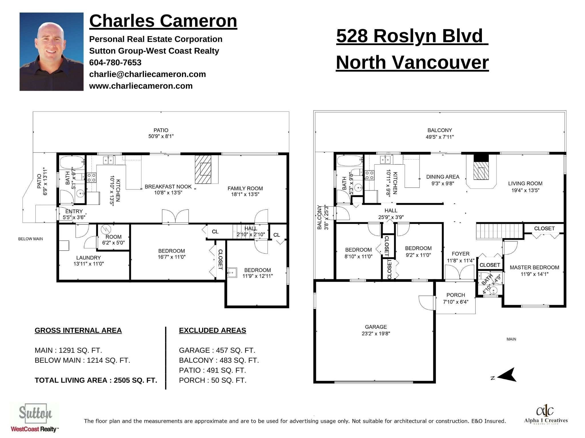 528 Roslyn Boulevard, North Vancouver HD Photos & Floor Plan SOLD