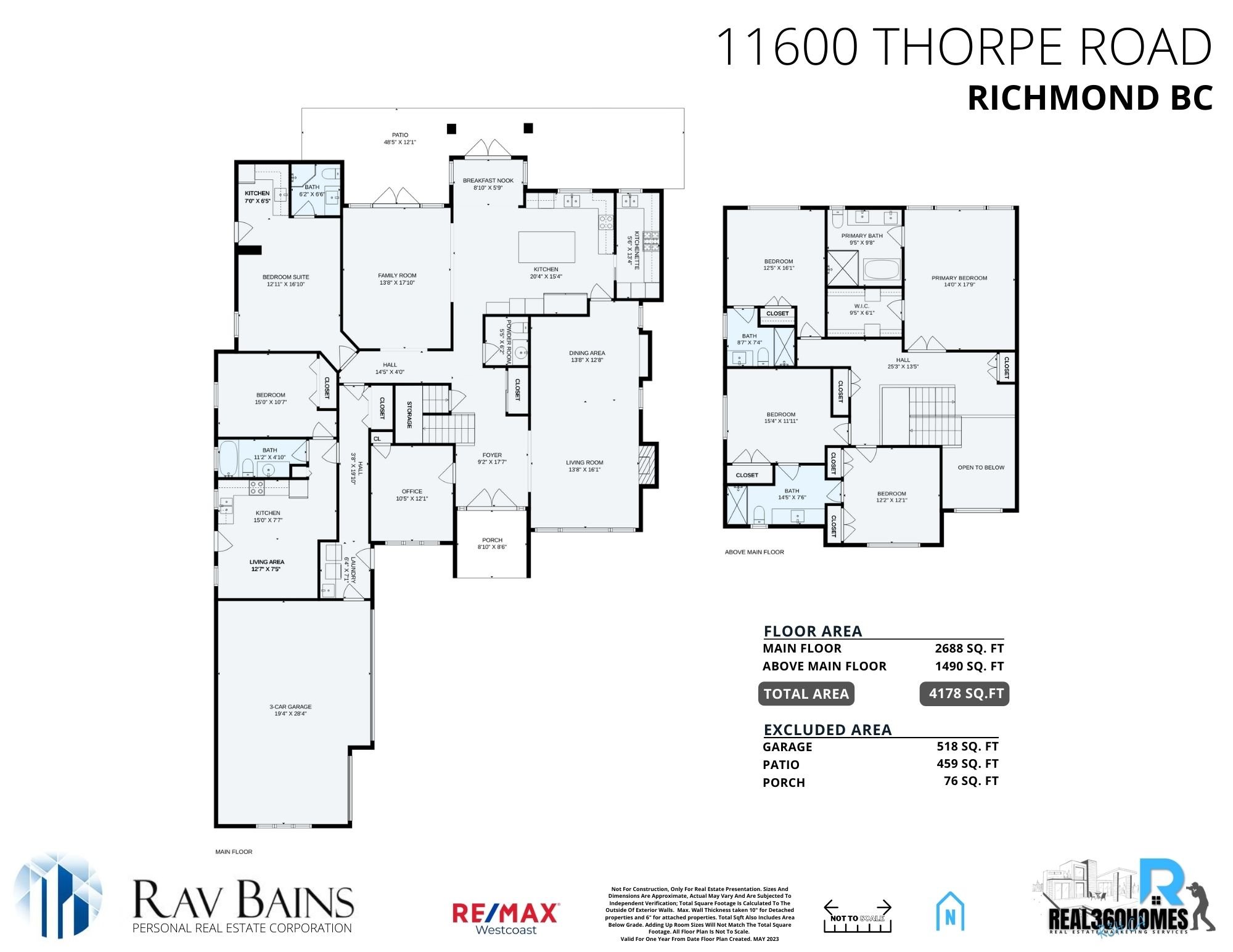 11600 Thorpe Road, Richmond HD Photos & Floor Plan SOLD by Rav Bains