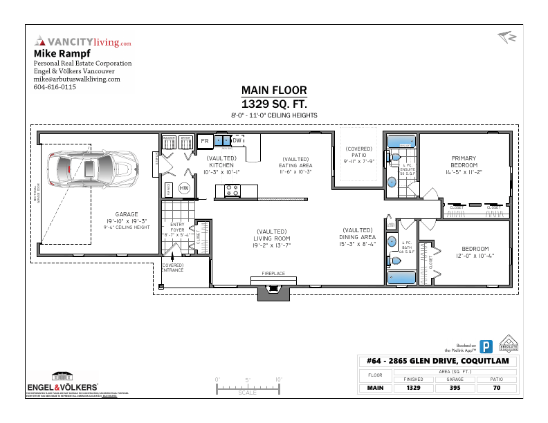 64 2865 Glen Drive, Coquitlam Floor Plan SOLD by Mike Rampf PREC