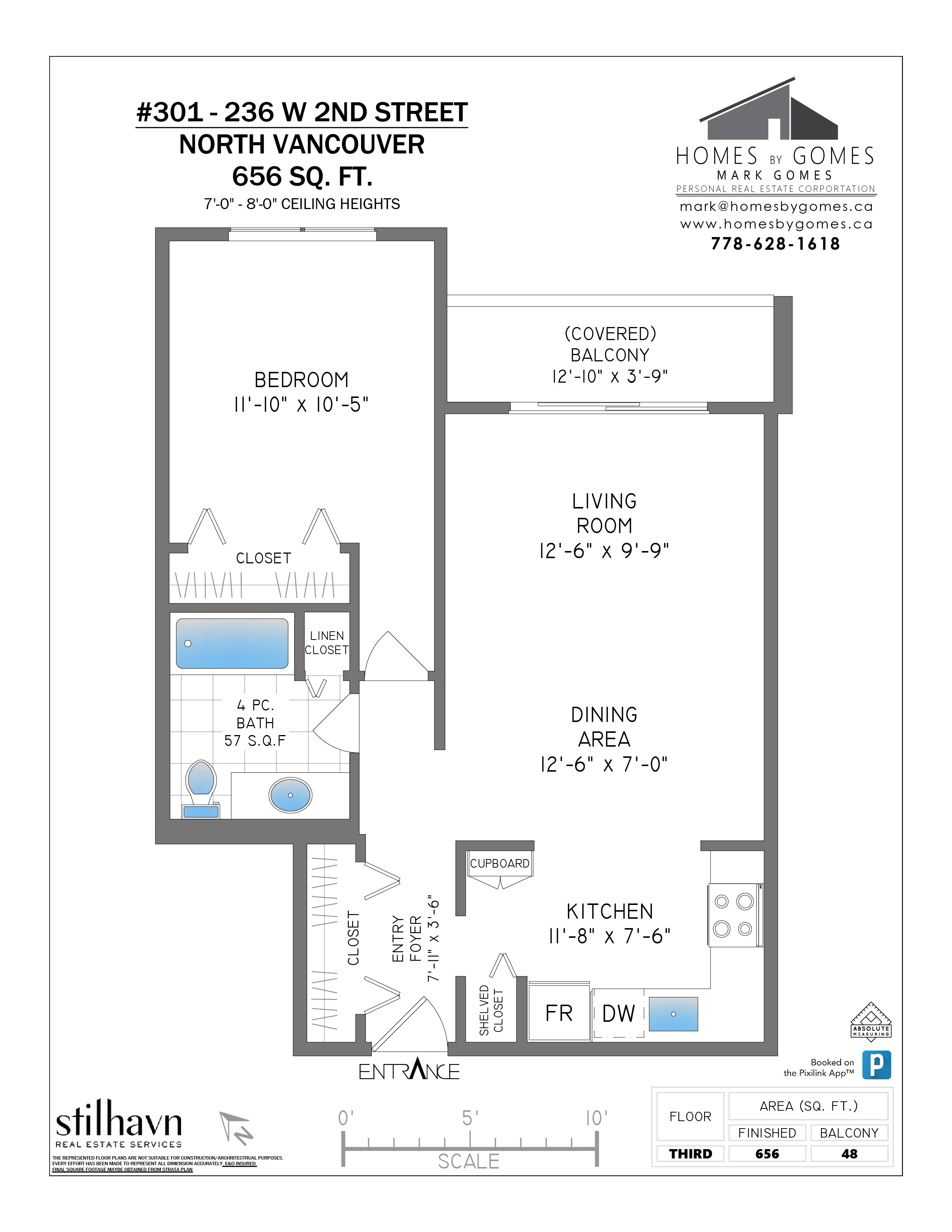 301 236 W 2nd Street, North Vancouver HD Photos & Floor Plan SOLD