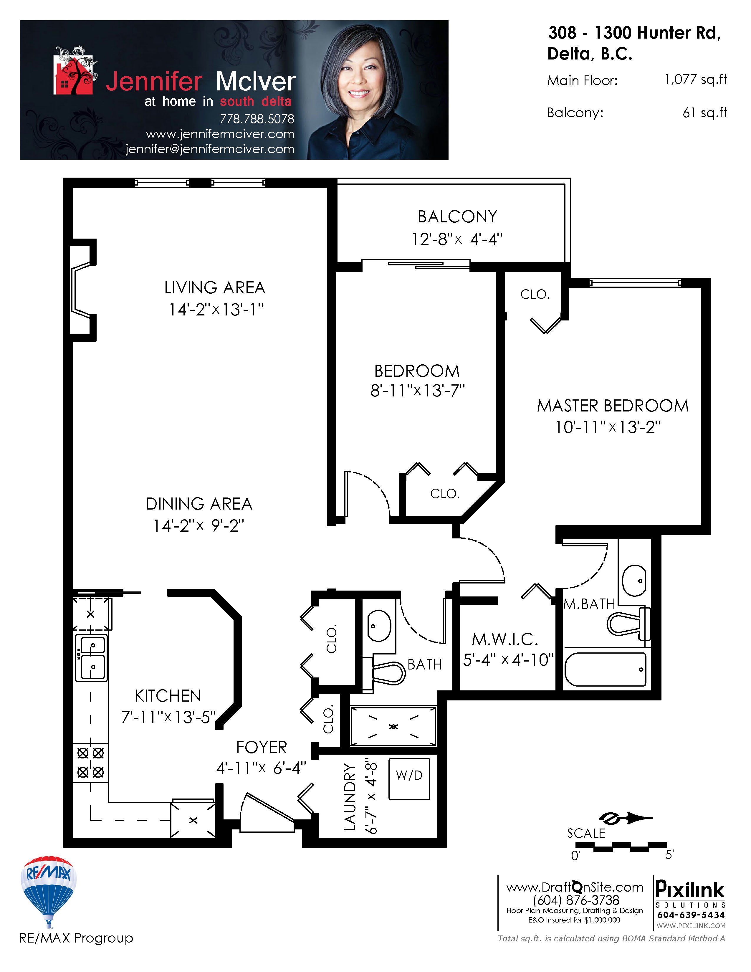 308 1300 Hunter Road, Tsawwassen Floor Plan SOLD by Jennifer McIver