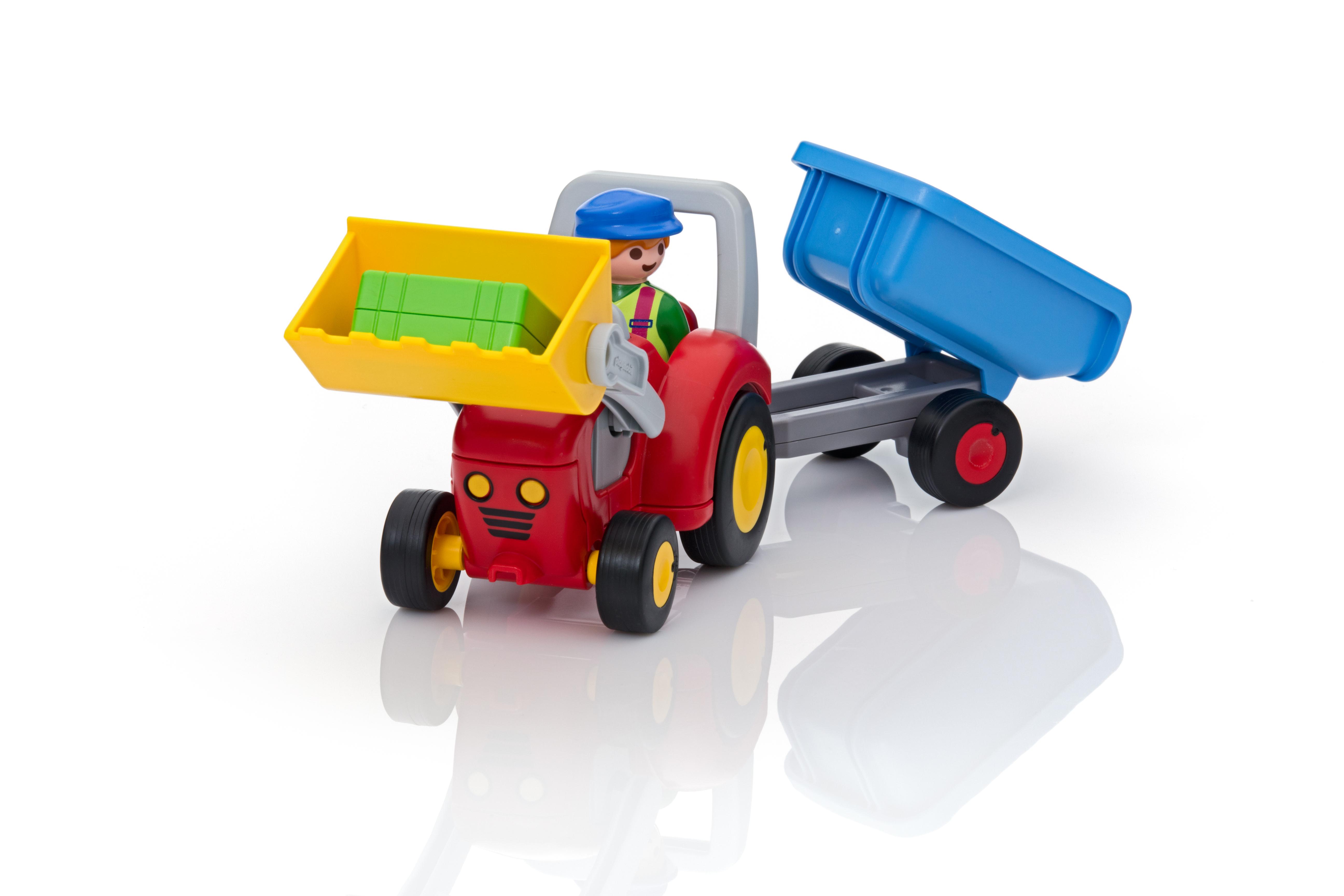Traktor mit Anhänger 6964