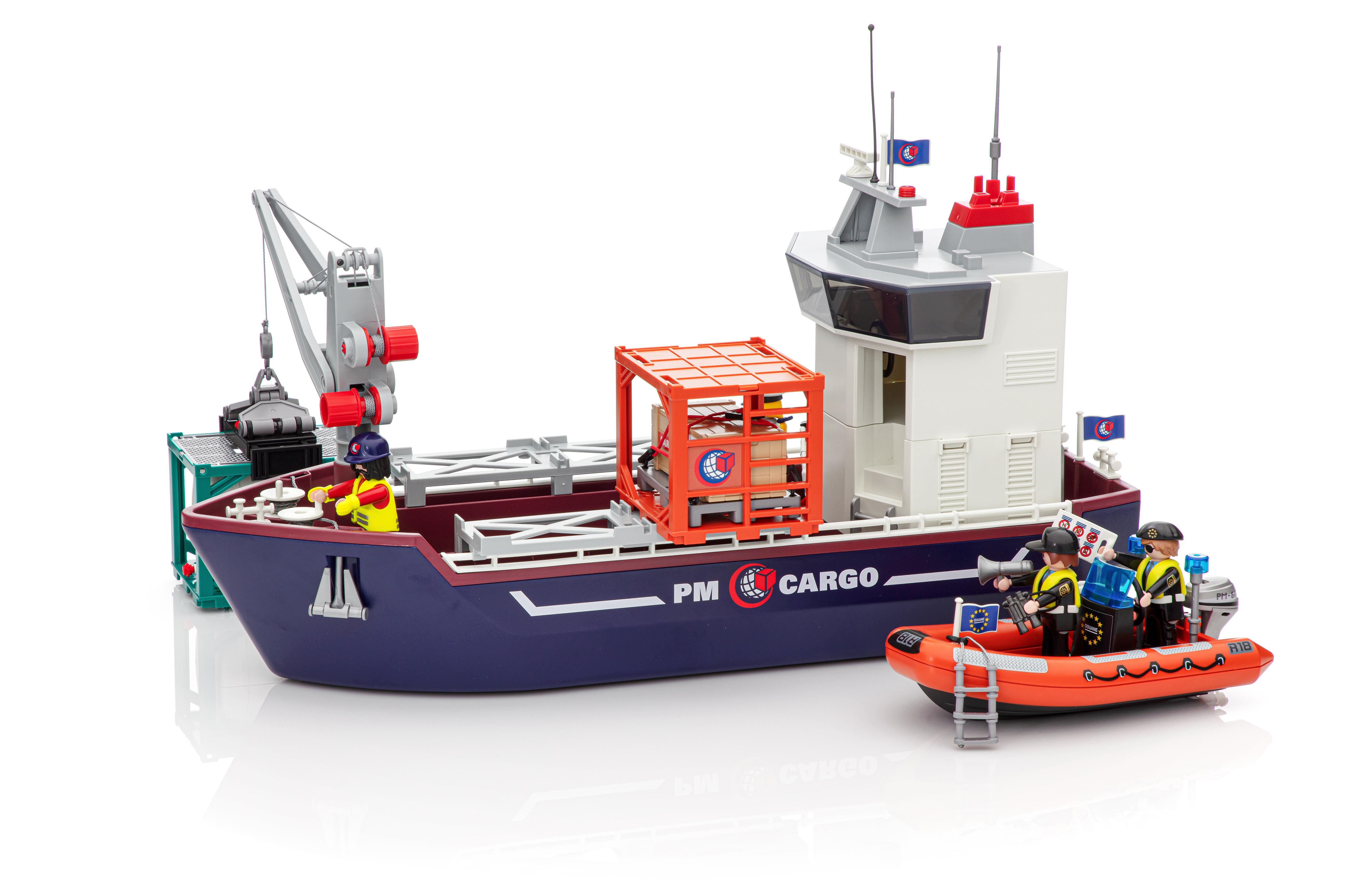 Cargo Ship with Boat 70769 PLAYMOBIL®