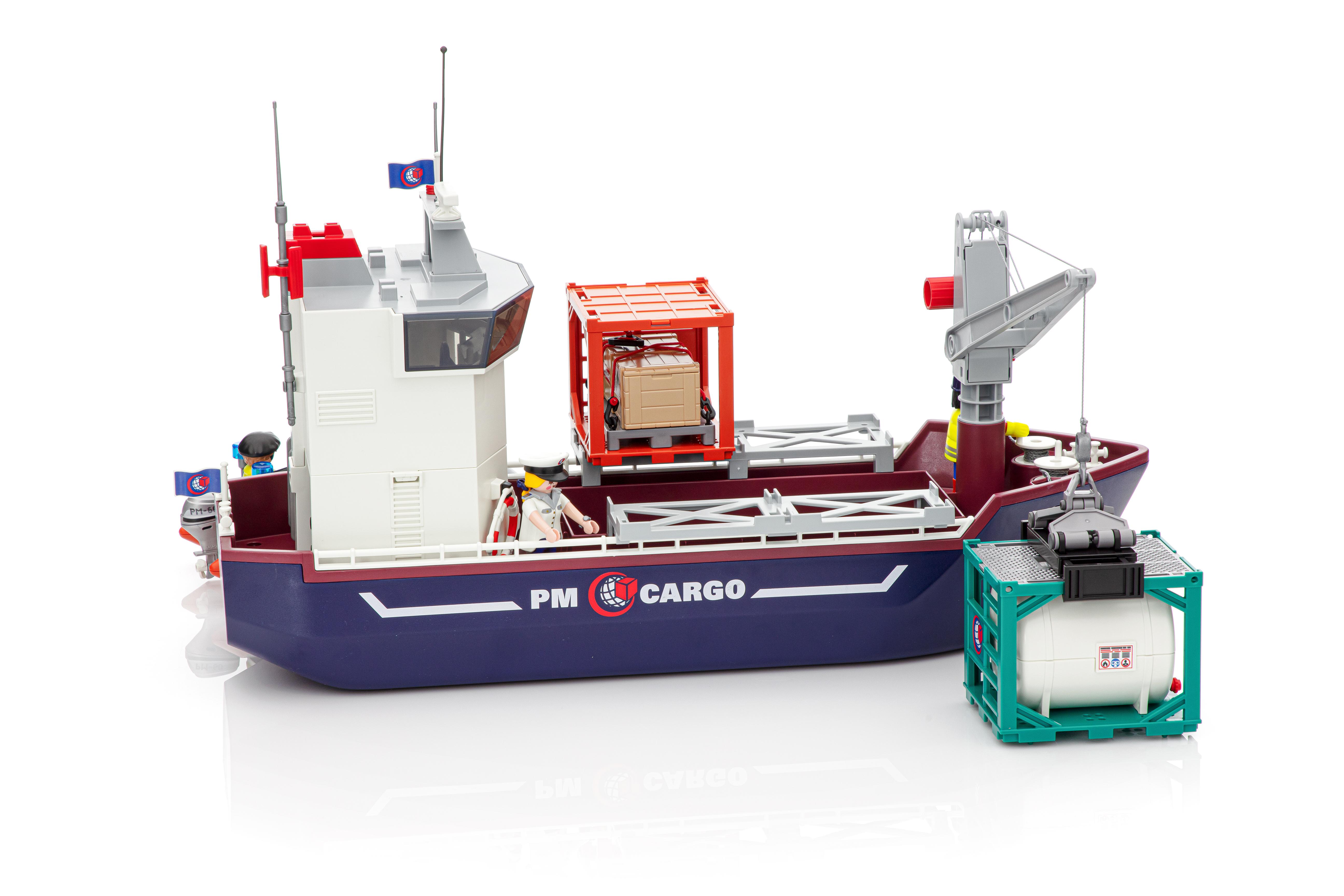 Cargo Ship with Boat 70769 PLAYMOBIL®