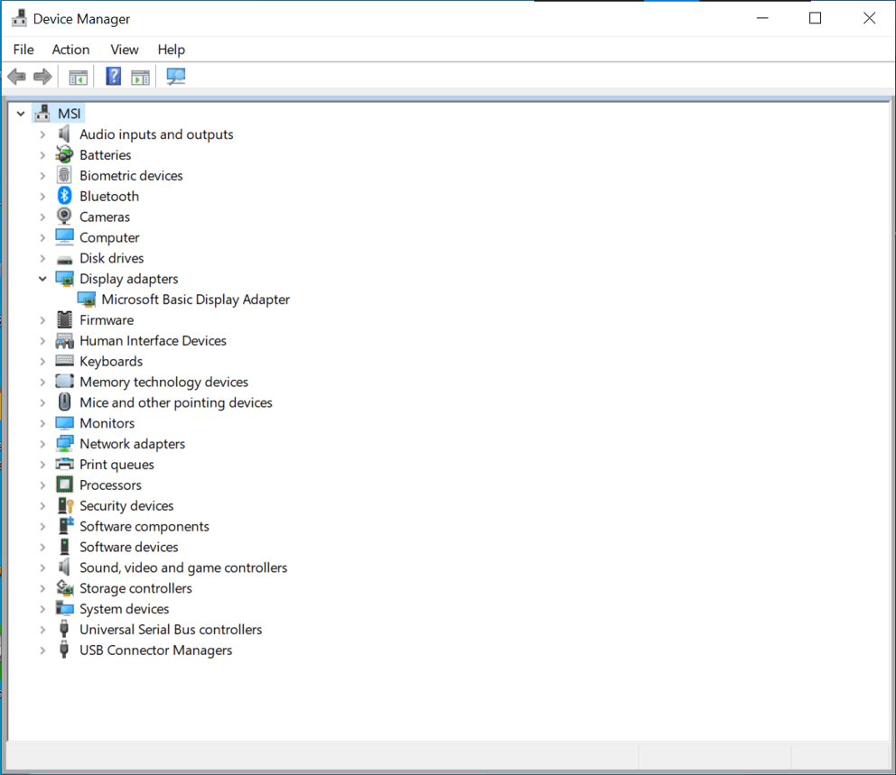 DisplayLink displays not working after Windows update or Intel Graphics