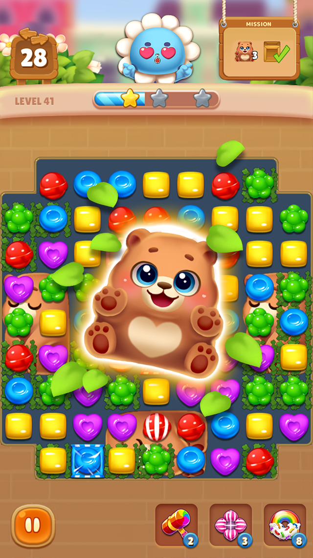Dazzling match3 puzzler Candy Friends launches for iOS and Android