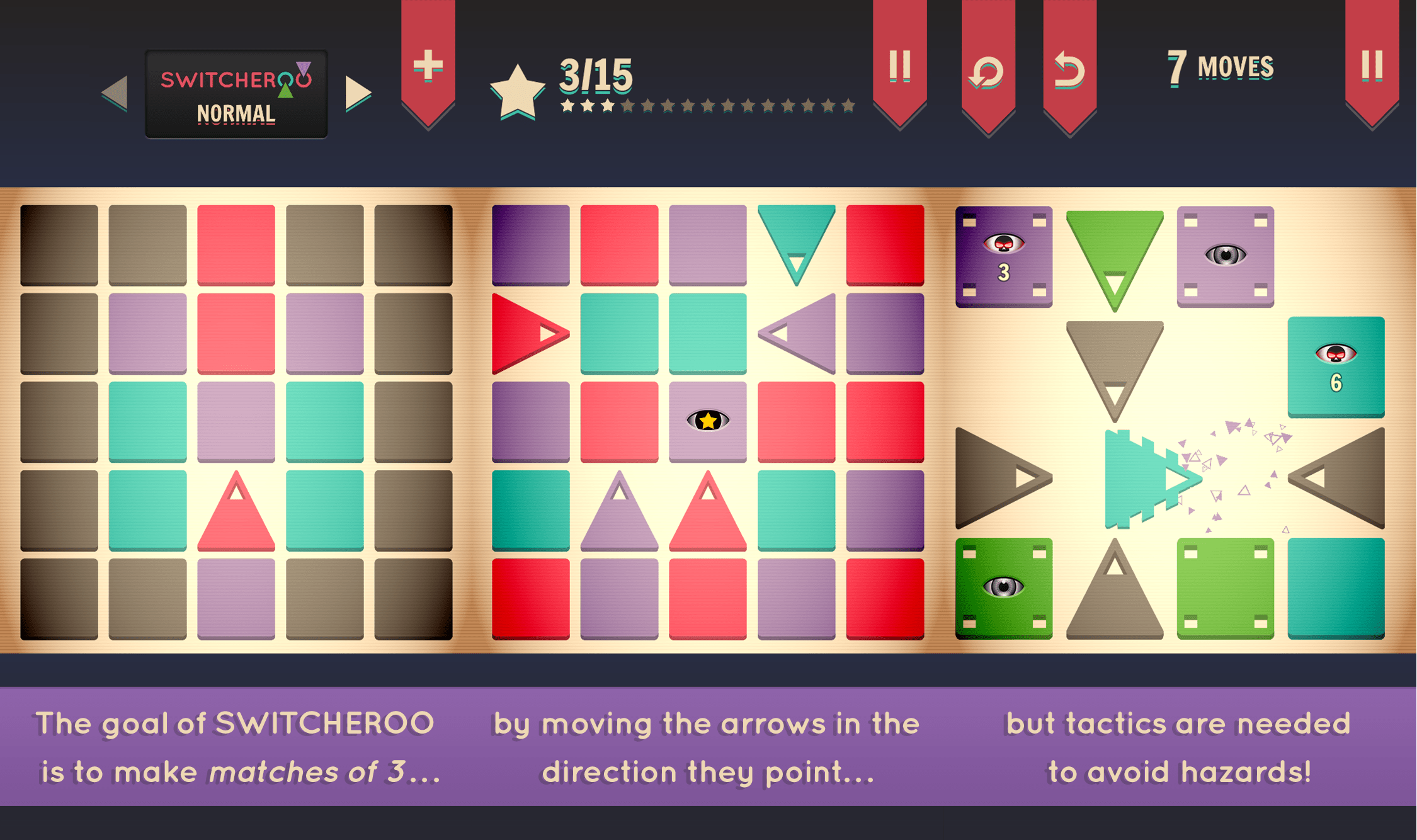Switcheroo is a new take on match3 puzzlers from the developers of Quell Articles Pocket Gamer