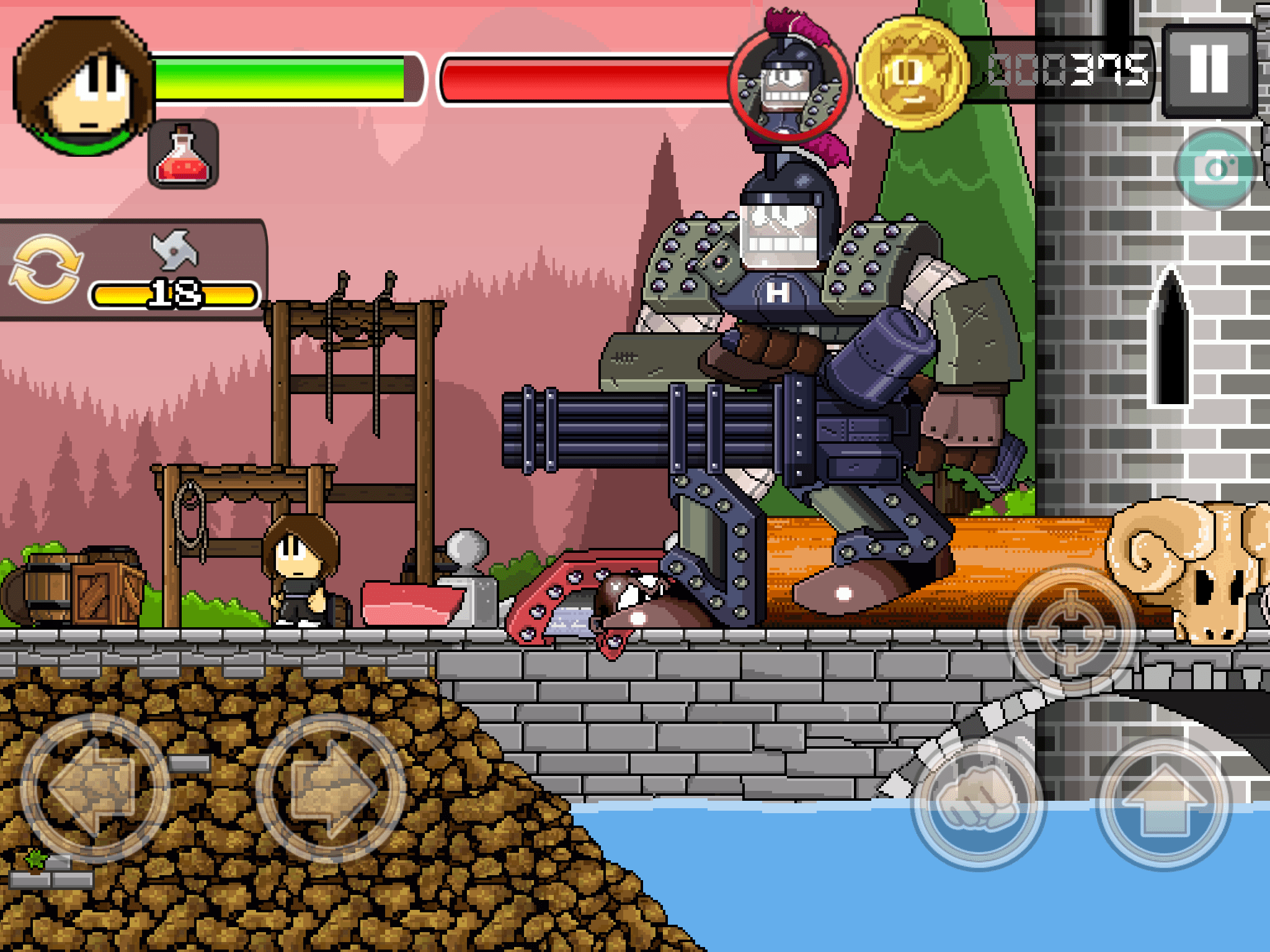 Dan the Man review A mobile platformer with a retro twang Pocket Gamer