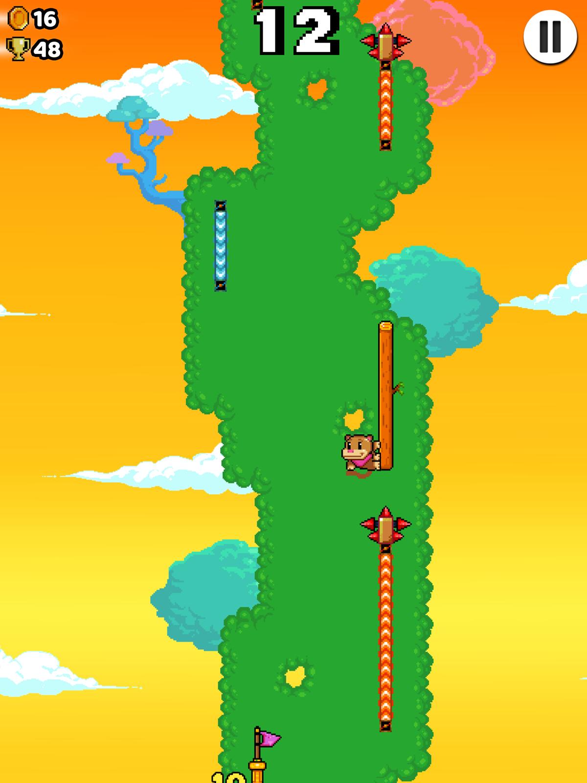 Wall Kickers cheats and tips How to get the monkey really high