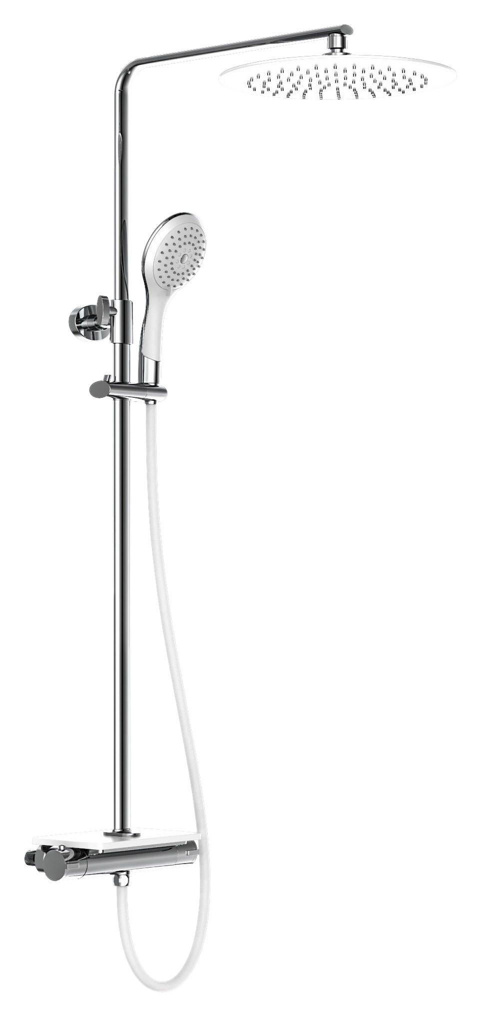 ÜberkopfBrauseset GRANDE VITA weiß B/H/T ca. 28x86x10 cm online bei