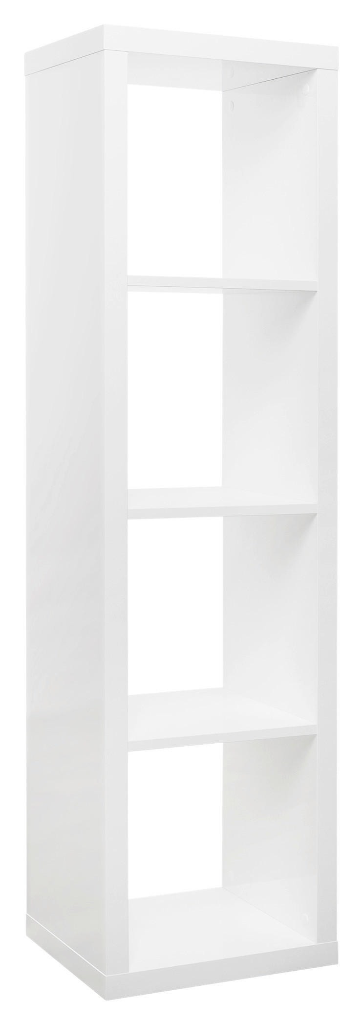 Regal Milano Weiß Lack Hochglanz B/H/T: Ca. 40X144X33 Cm ▷ Online Bei Poco Kaufen