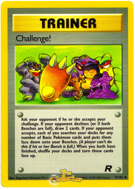 Challenge! Team Rocket 74 Pokemon Card