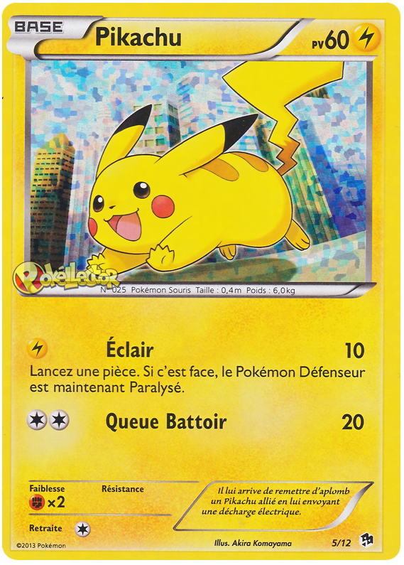 Pikachu McDonalds Collection (2013) 5 Pokemon Card