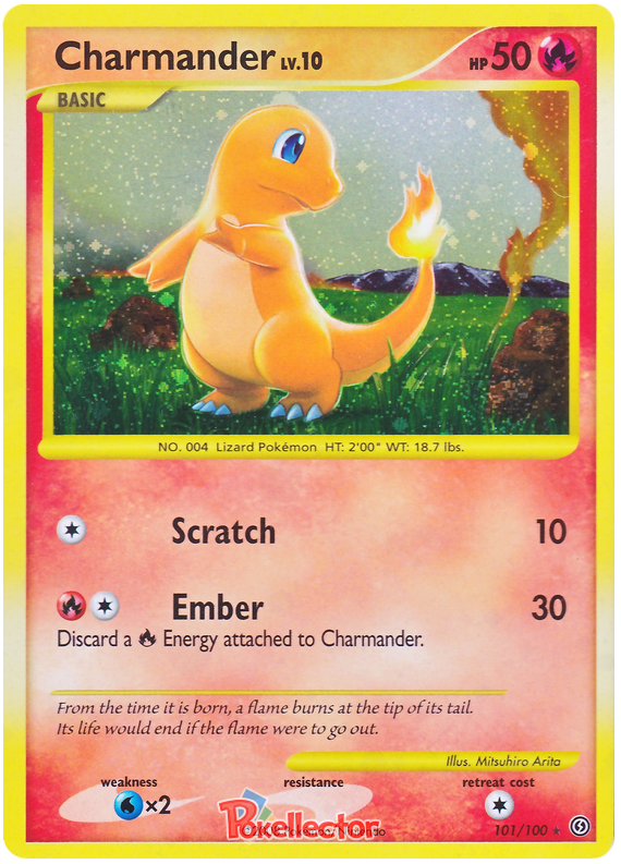Charmander Stormfront 101 Pokemon Card