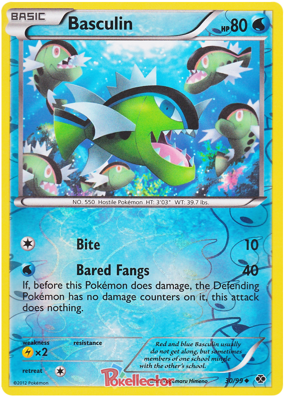 Basculin Next Destinies 30 Pokemon Card