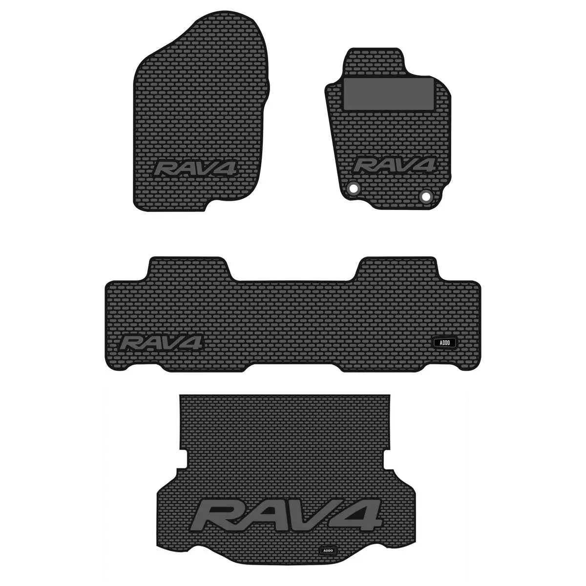 Toyota Rav4 Rubber Mat Set 4th Gen · Rubber Direct