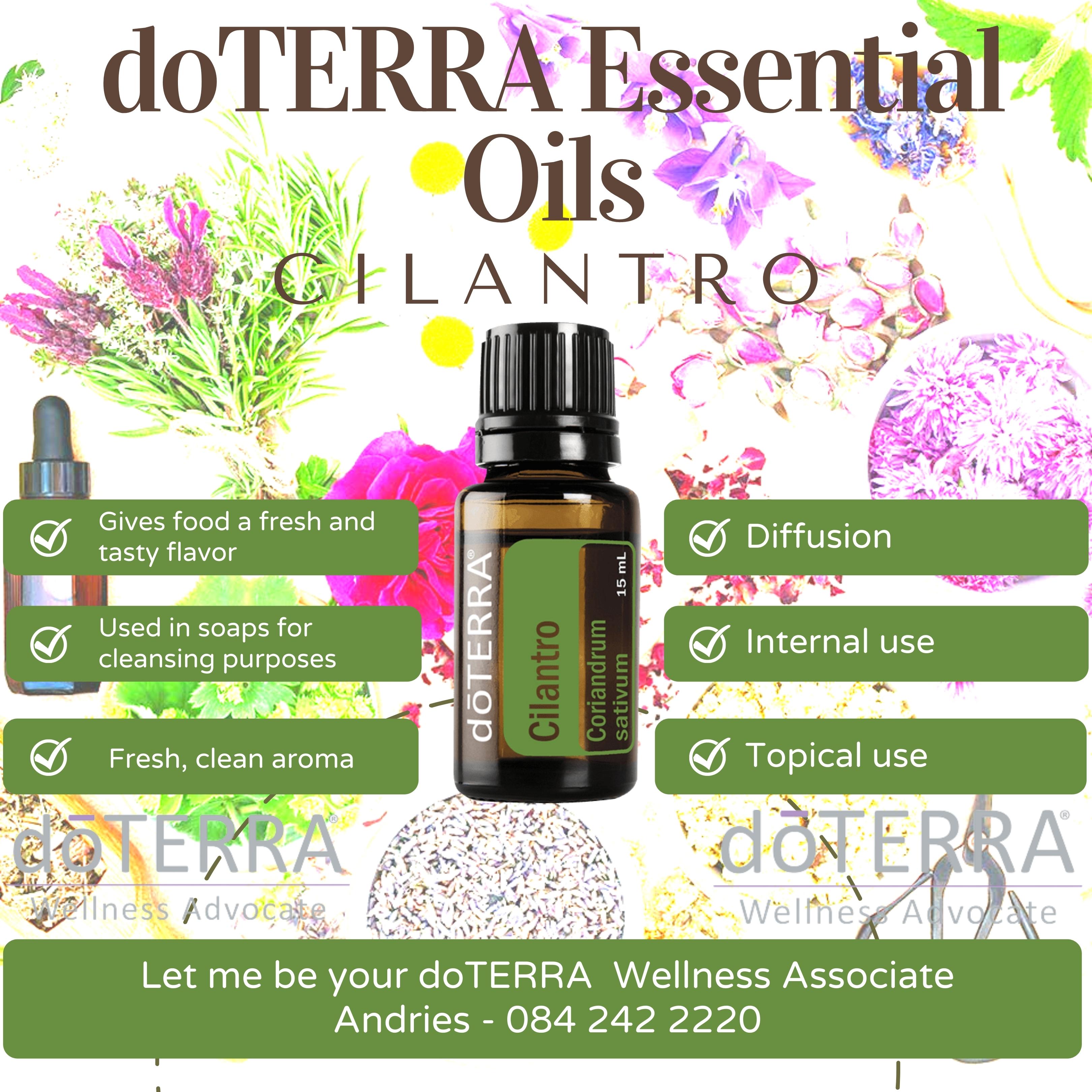 Cilantro 15 ml doTERRA Essential Oils · Kimberley Online Store