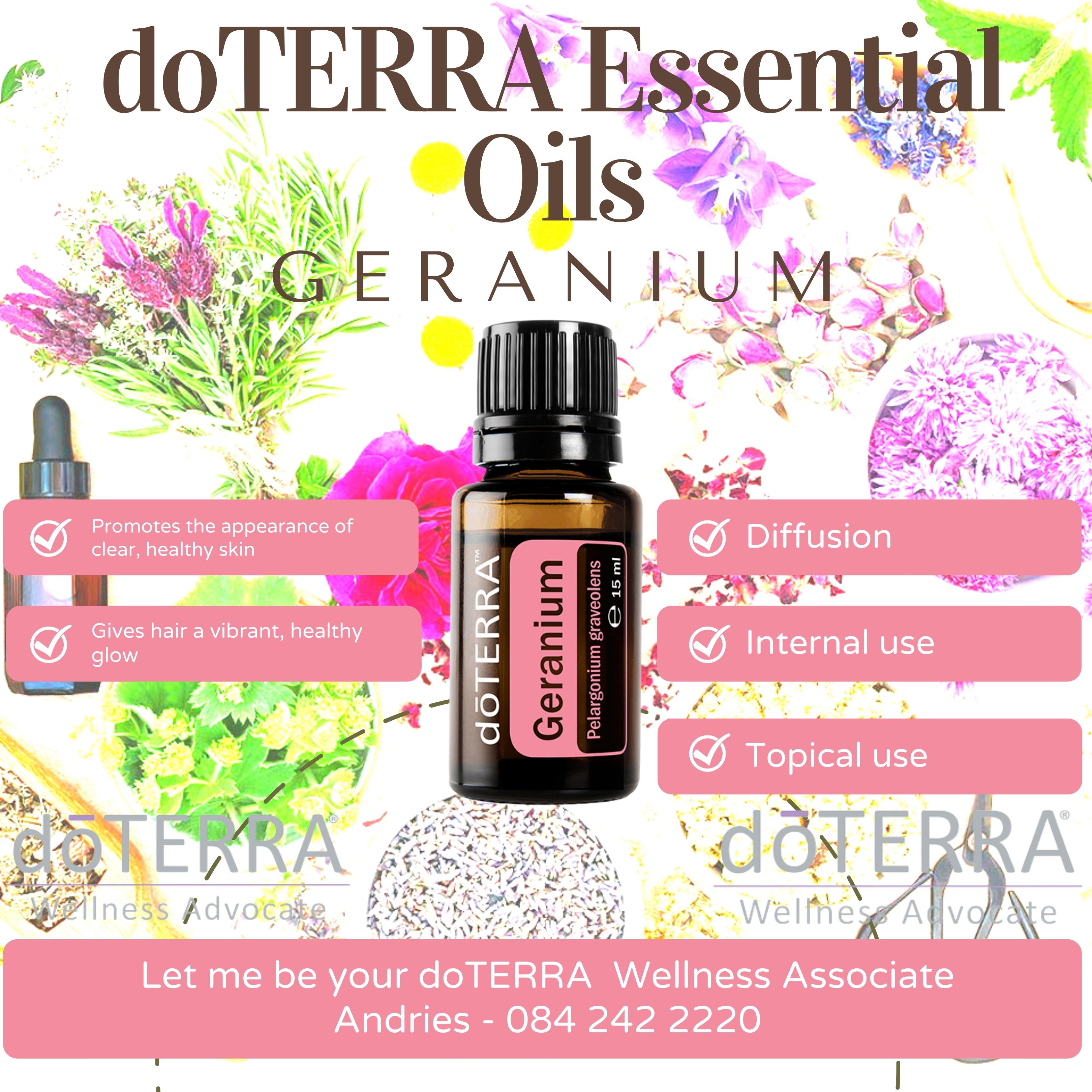 Geranium 15 ml doTERRA Essential Oils · Kimberley Online Store