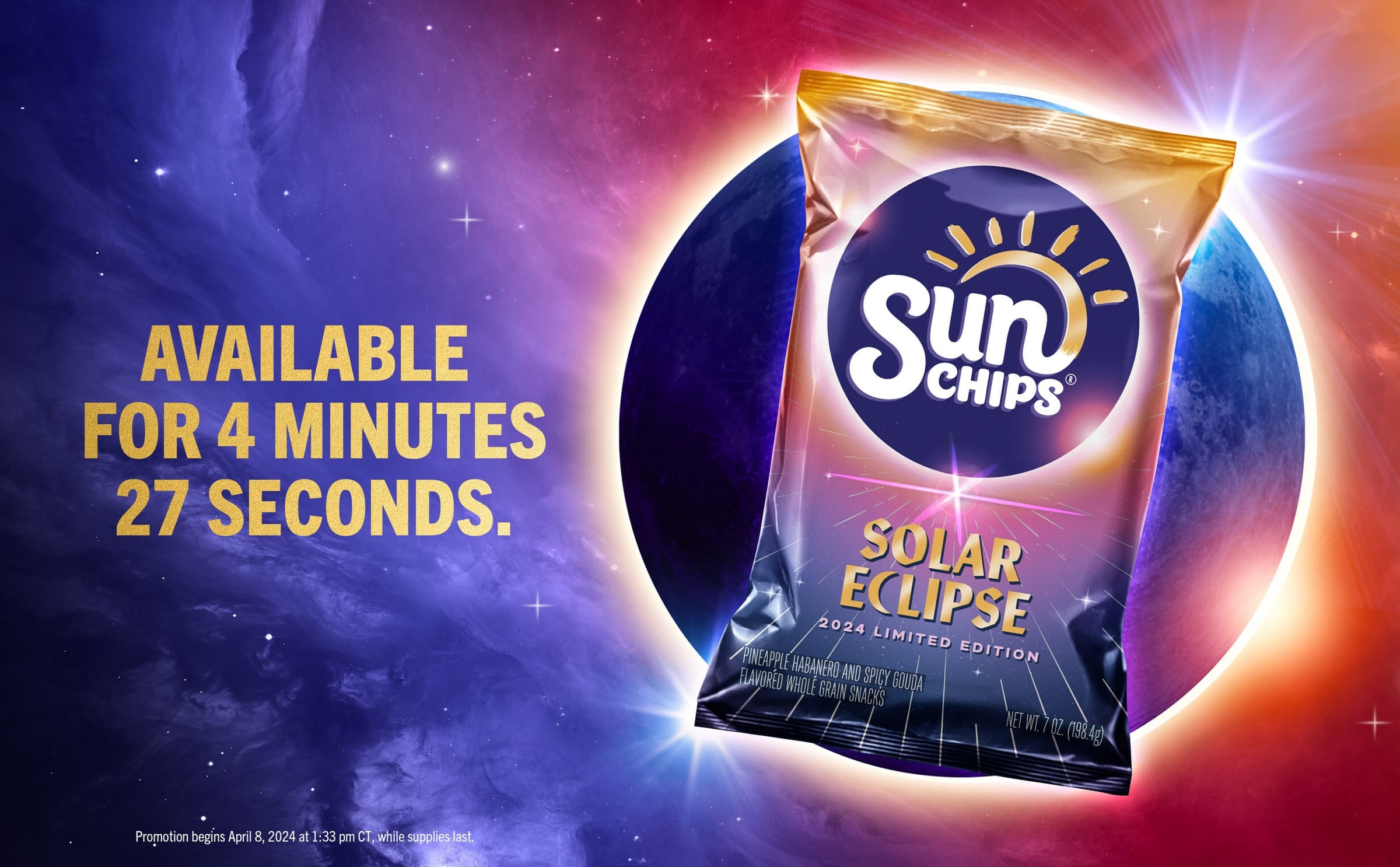SunChips Celebrates Solar Event with Exclusive Eclipse Inspired Flavor