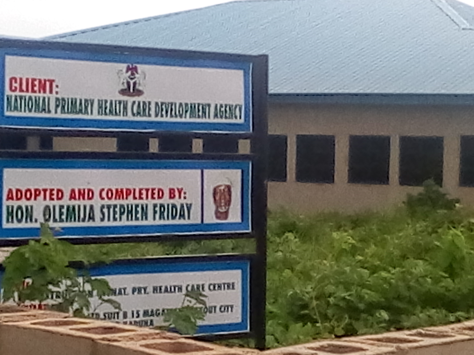 Uncompleted PHC at Okeigbe, Ikare Akoko