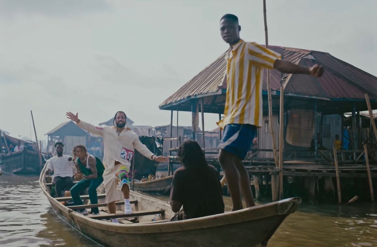American rapper French Montana donates 500 canoes to Makoko community