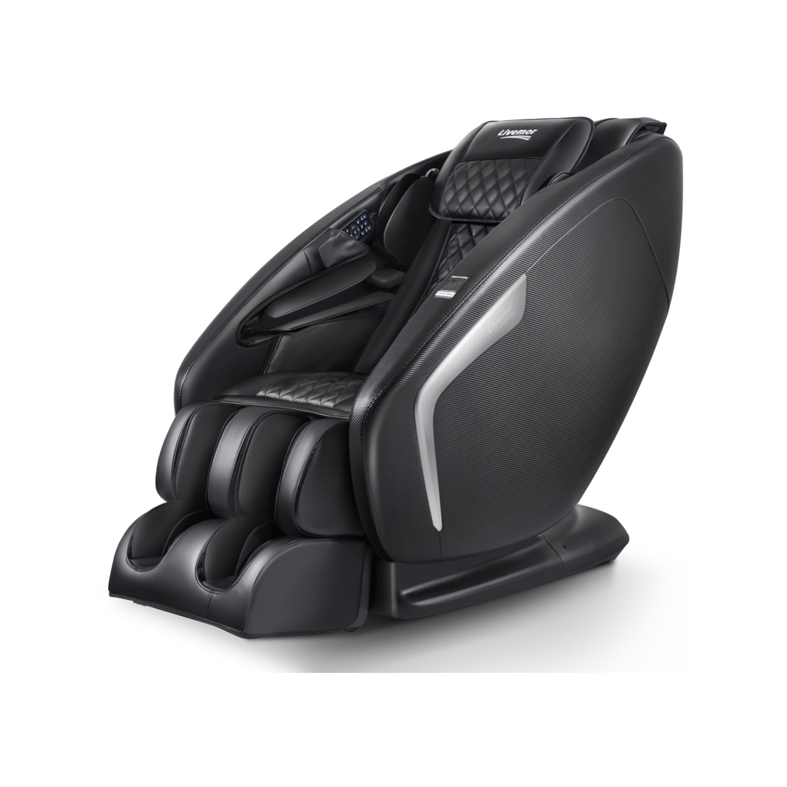 Livemor 3D Electric Massage Chair Shiatsu Black Bunnings Australia