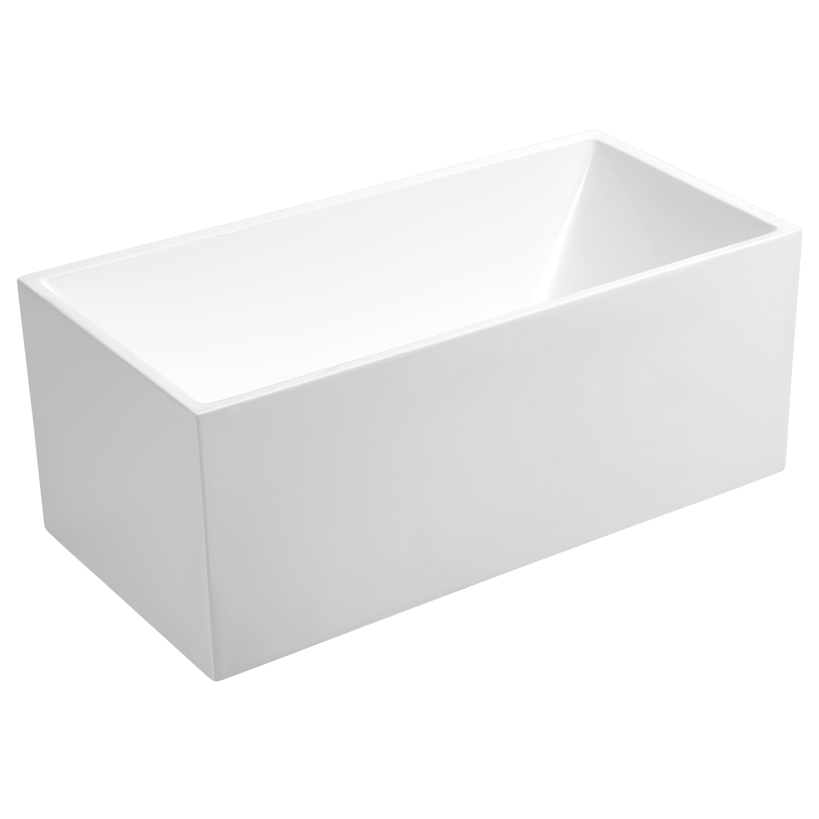 Mondella 1700 x 750 x 600mm Rococo Square Edge Freestanding Bath