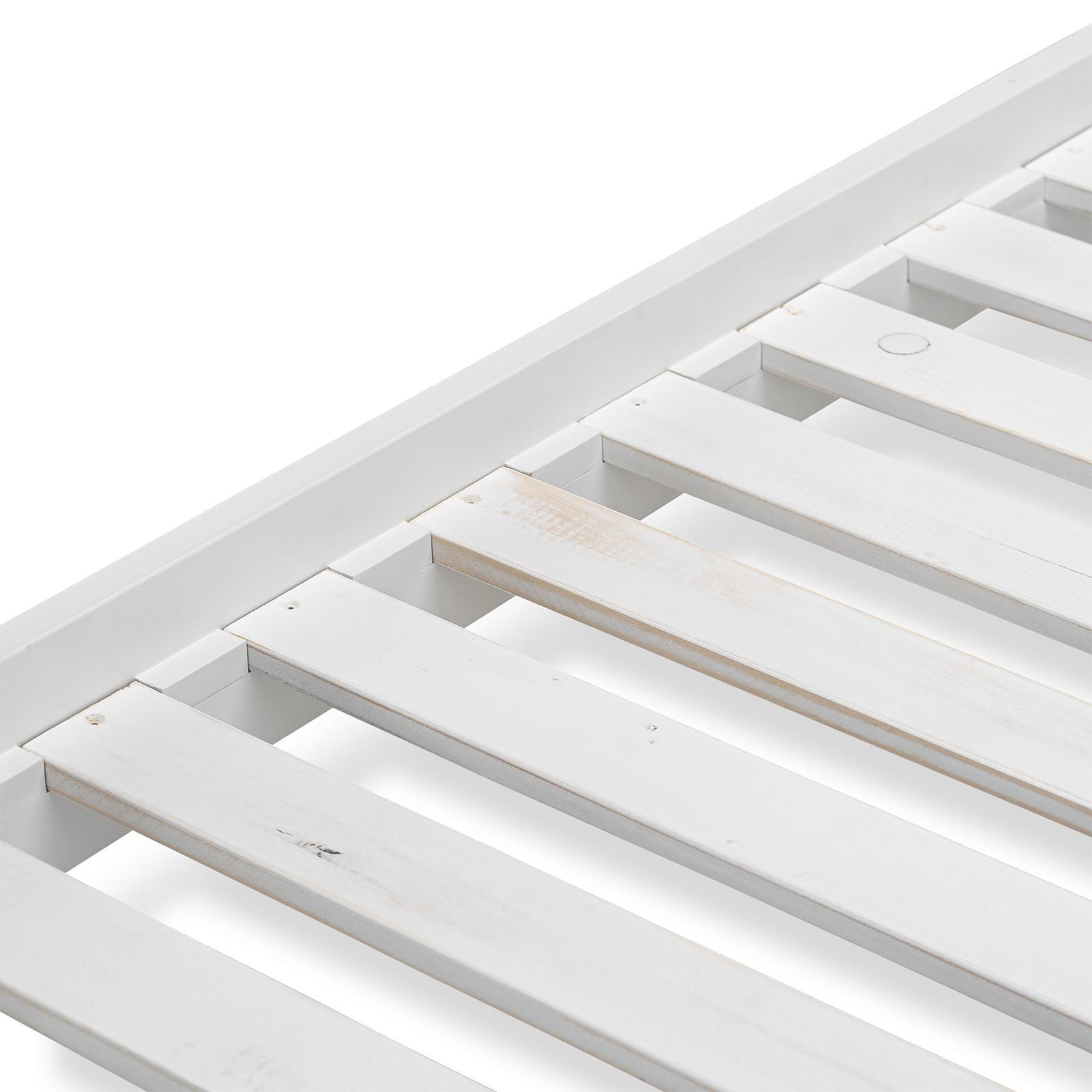 Leah Single White Timber Bed Frame Bunnings Australia