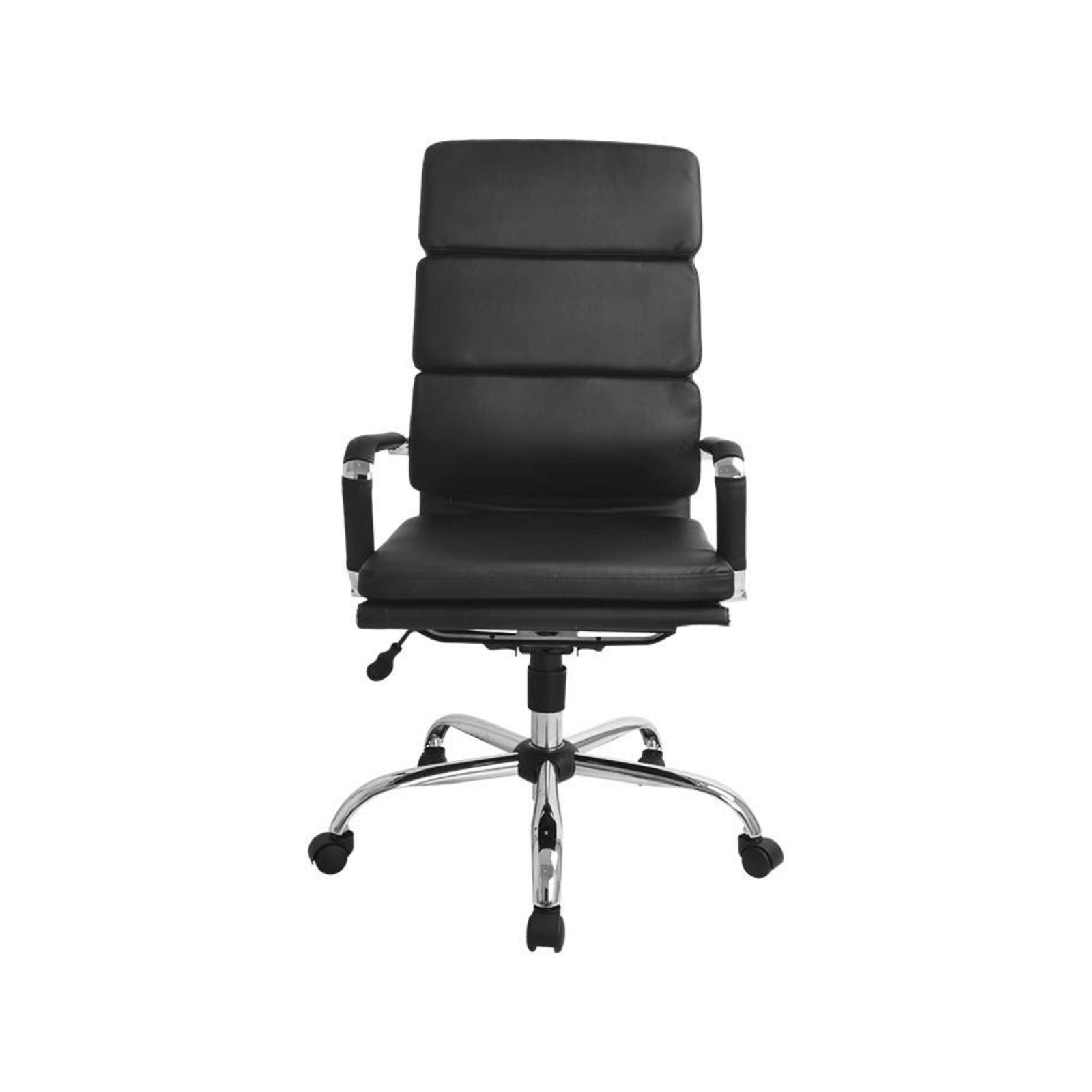Ergolux Eames Replica 114.5cm High Back Padded Office Chair Black