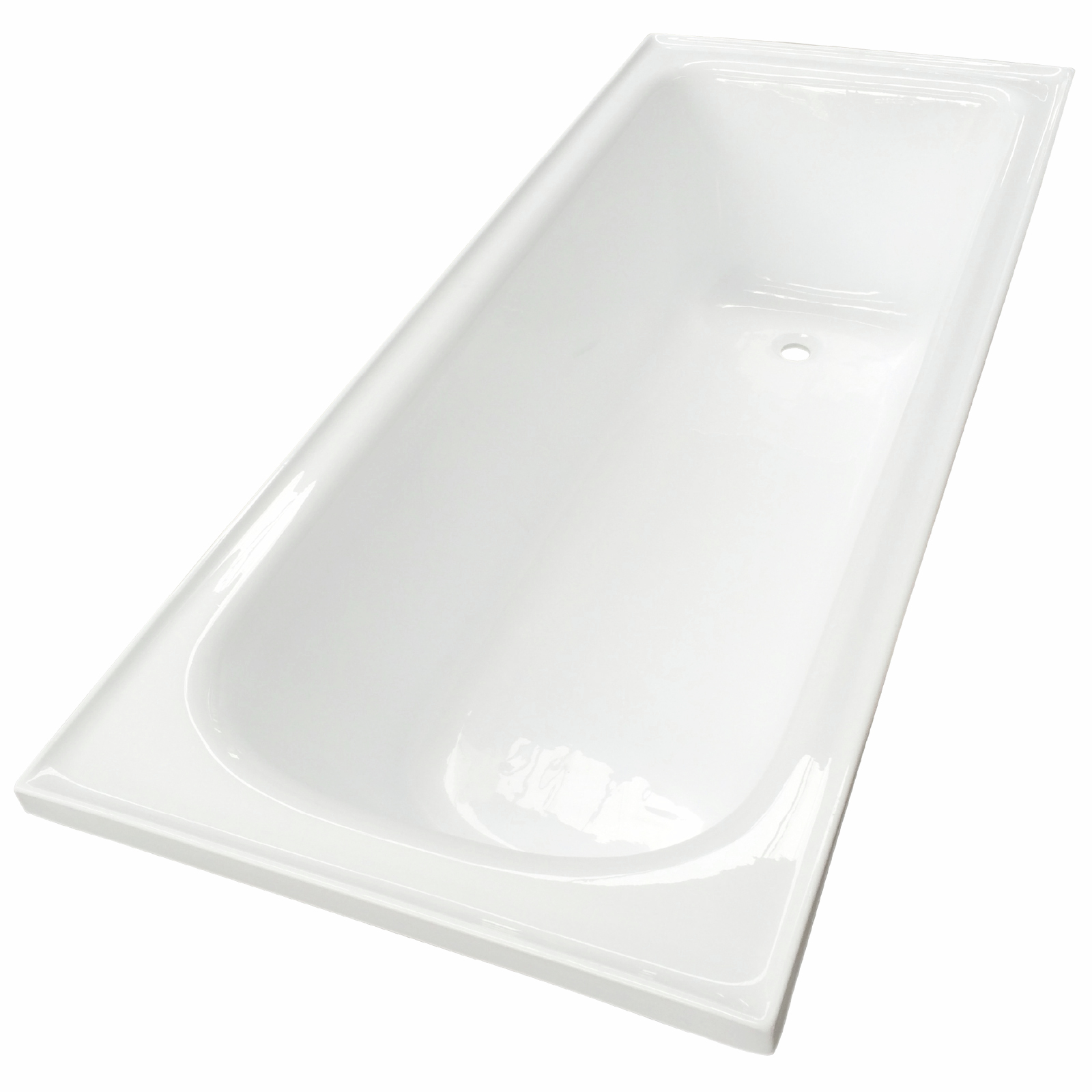 Estilo 1500 x 700 x 410mm White Acrylic Bath Tub Bunnings Australia
