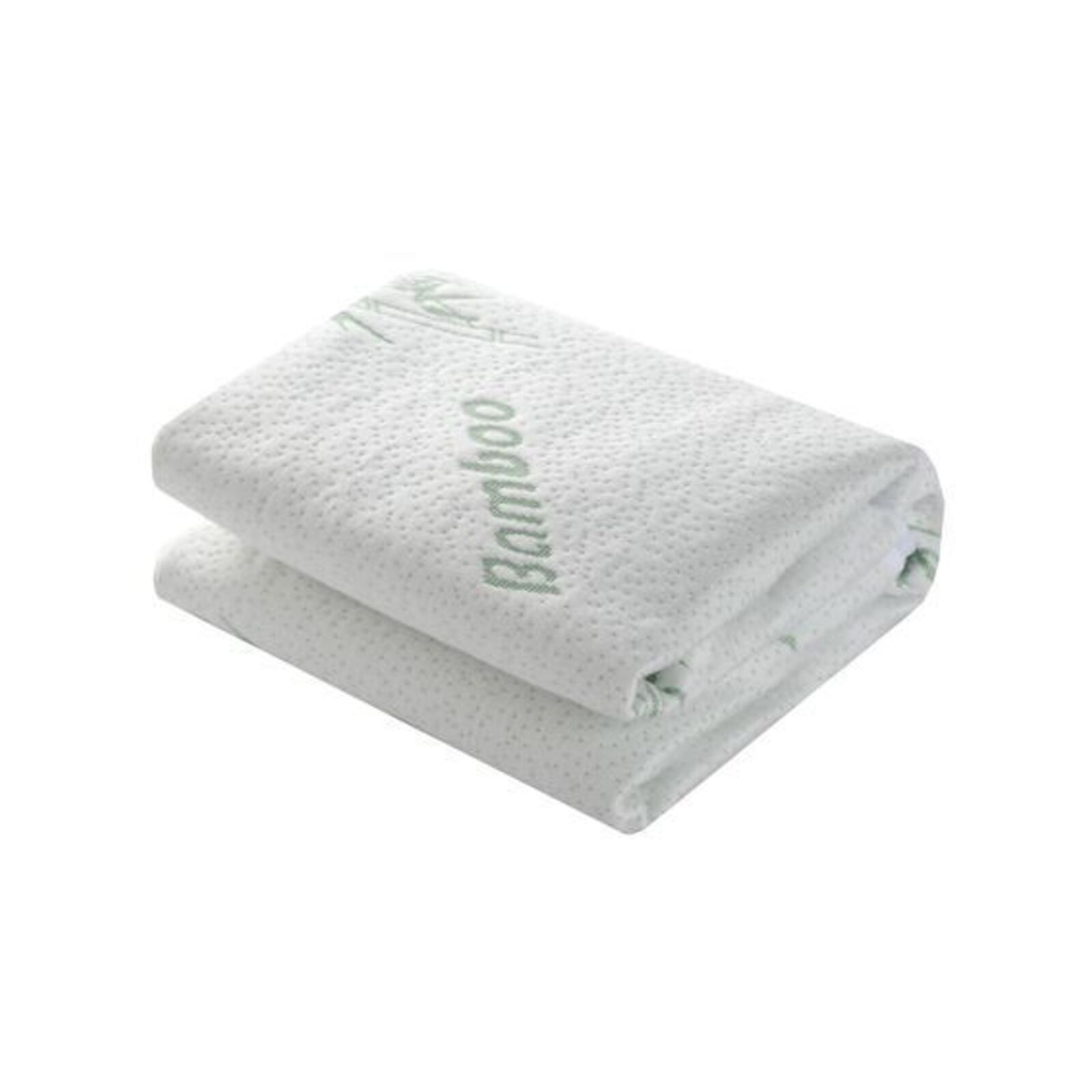 Dreamaker Baby Bamboo Knitted Cot Waterproof Mattress Protector