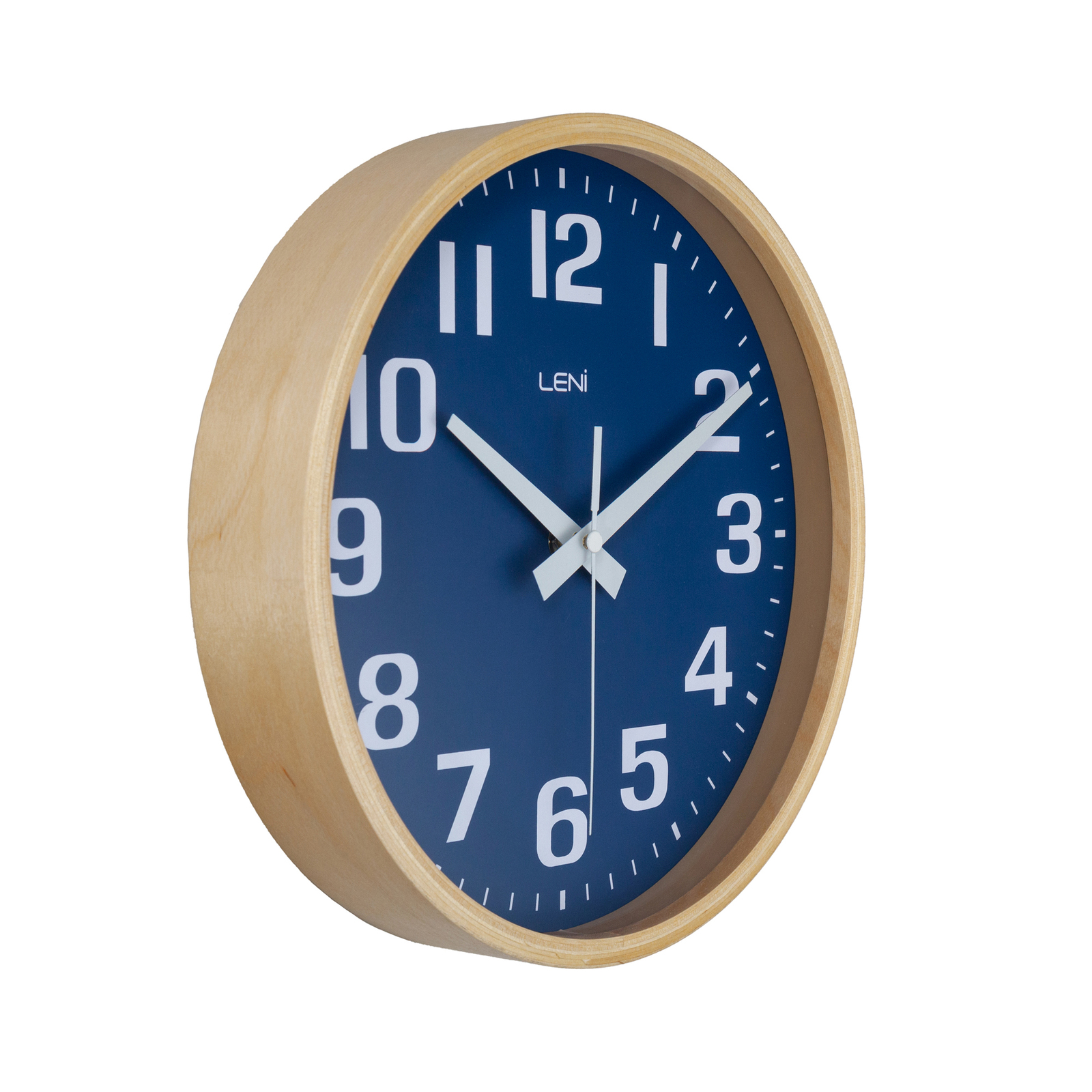 Leni 26cm Navy Wood Wall Clock Bunnings Australia