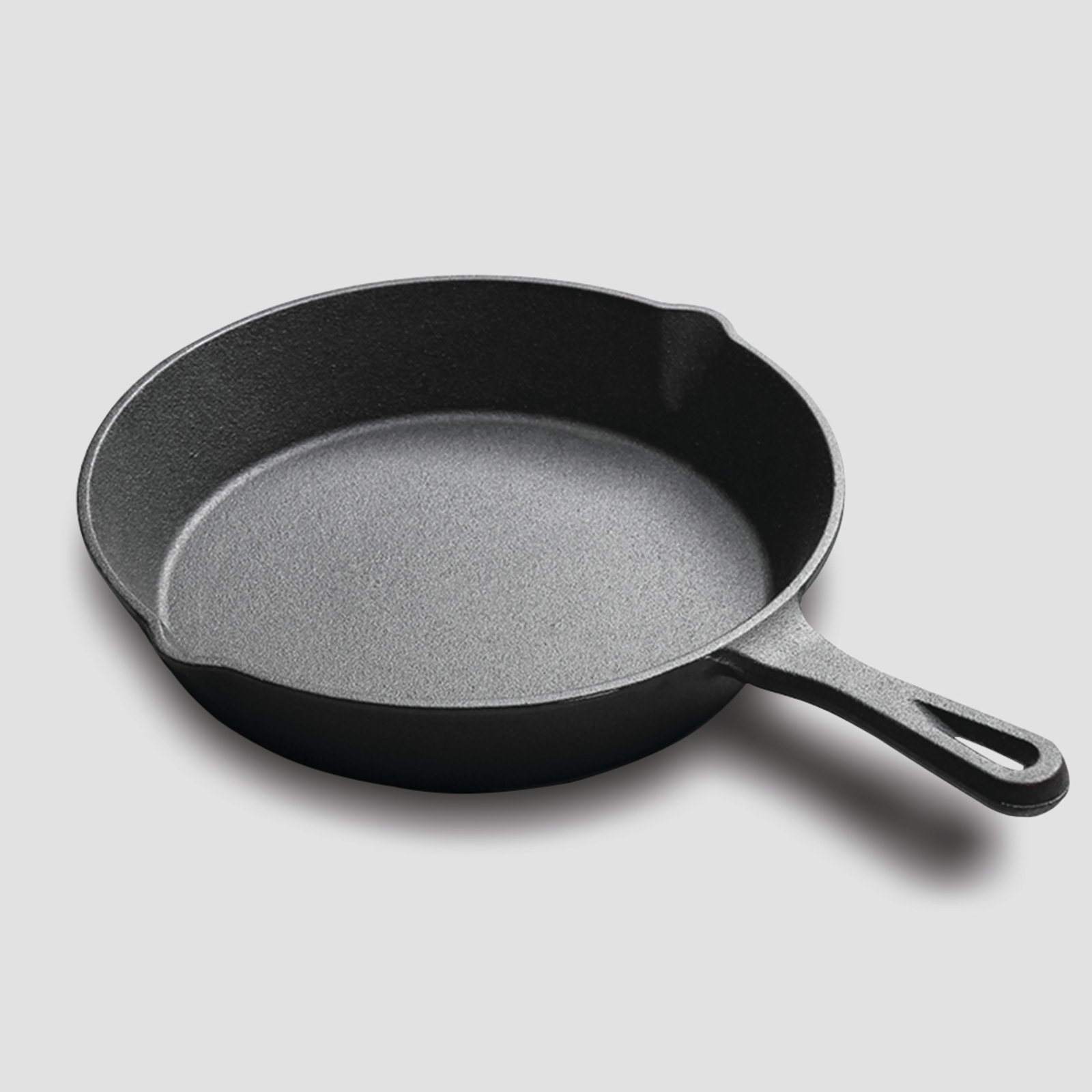 SOGA 26cm Round Cast Iron Frying Pan Skillet with Handle Bunnings