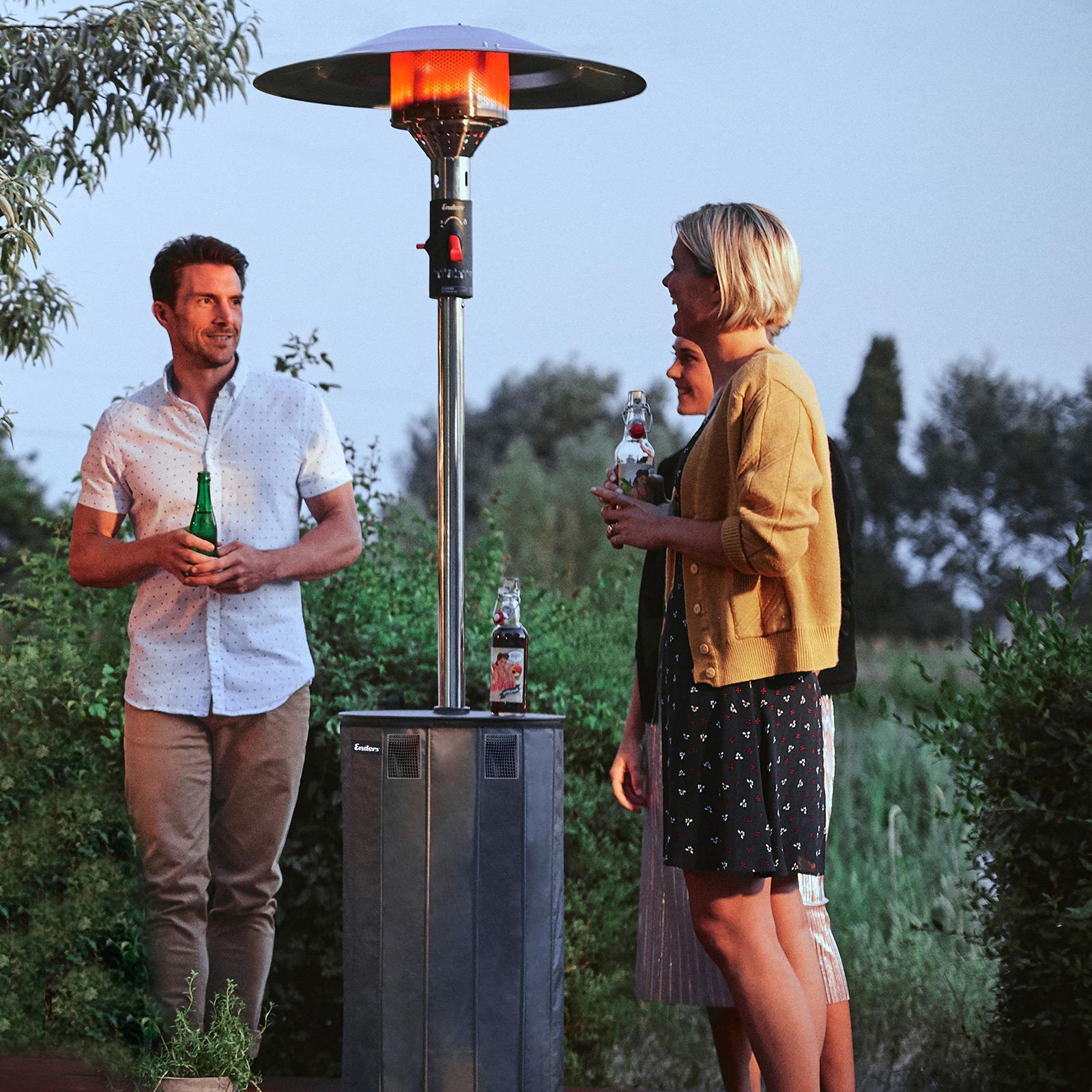 Enders 76cm Sliver Fancy Patio Heater Bunnings Australia