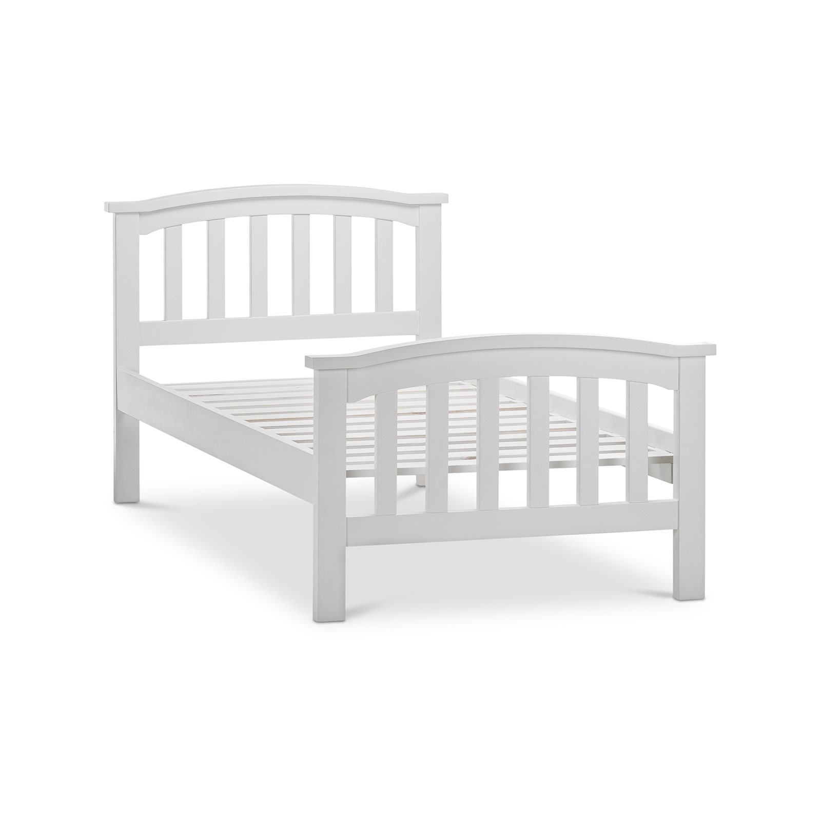 Leah Single White Timber Bed Frame Bunnings Australia