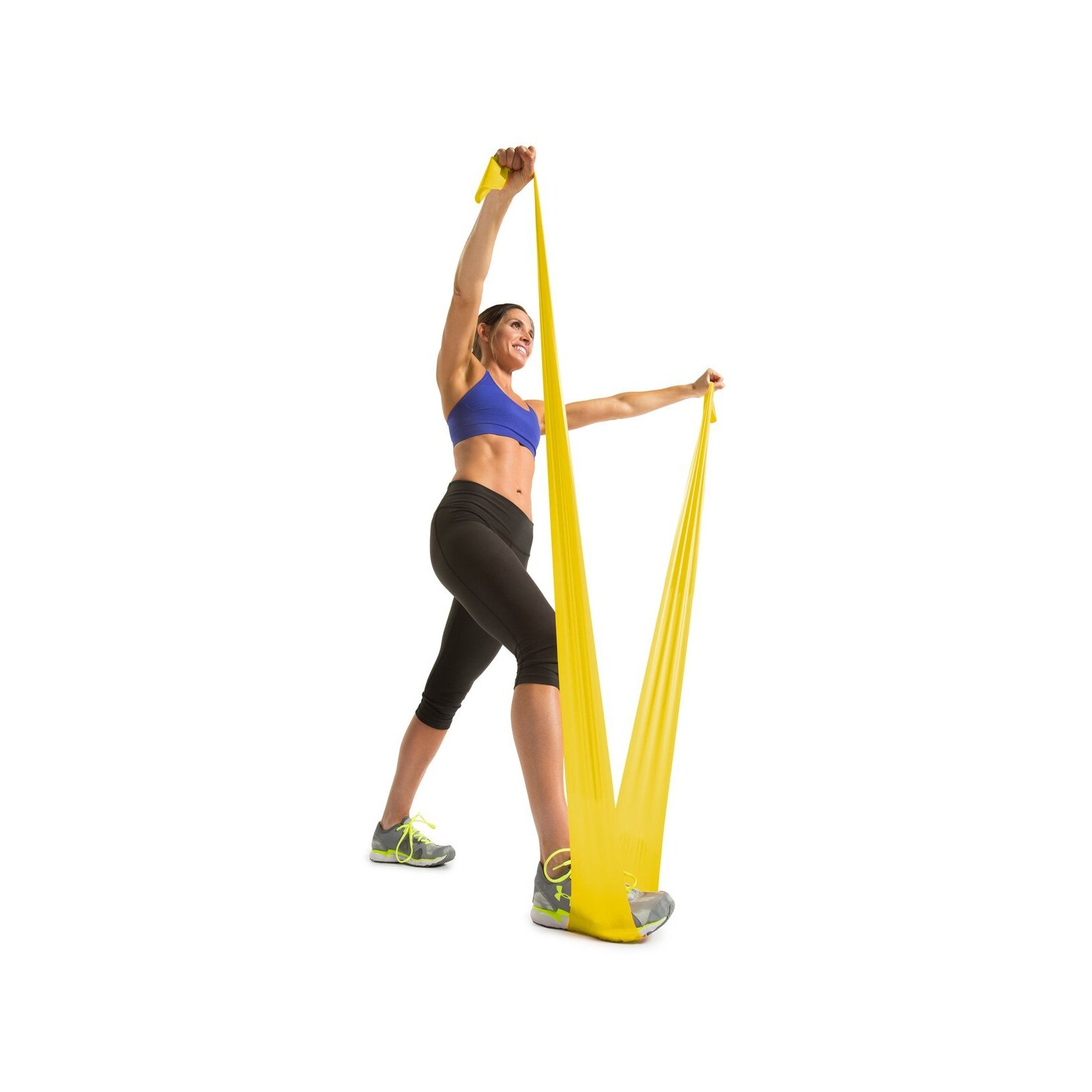 3pc GoFit 122cm LatexFree Fitness/Exercise Resistance Flat Stretching