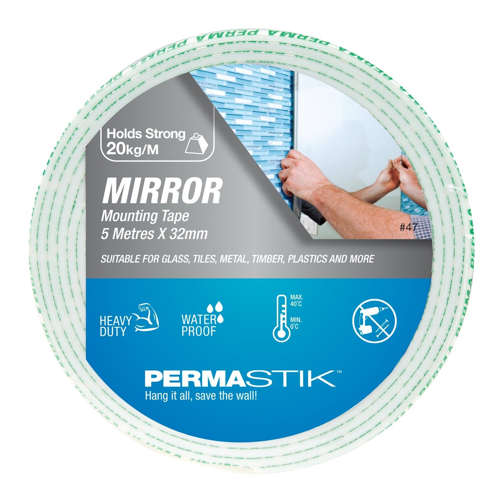 Permastik 32mm x 5m Mirror Mounting Tape Bunnings Australia