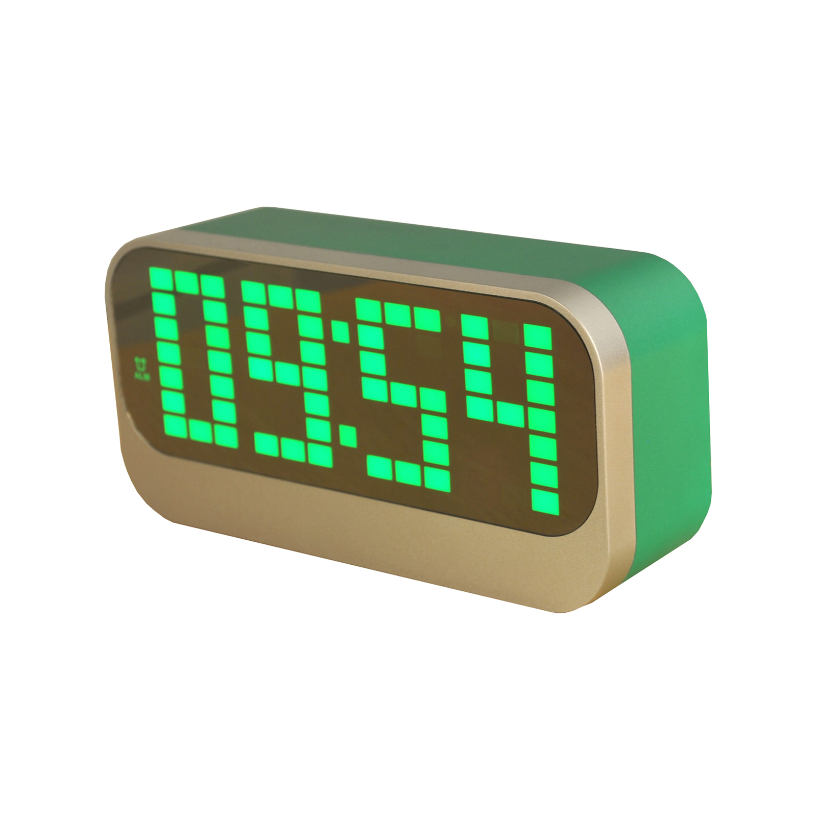 USB Powered Digital Alarm Clock Green Bunnings Australia