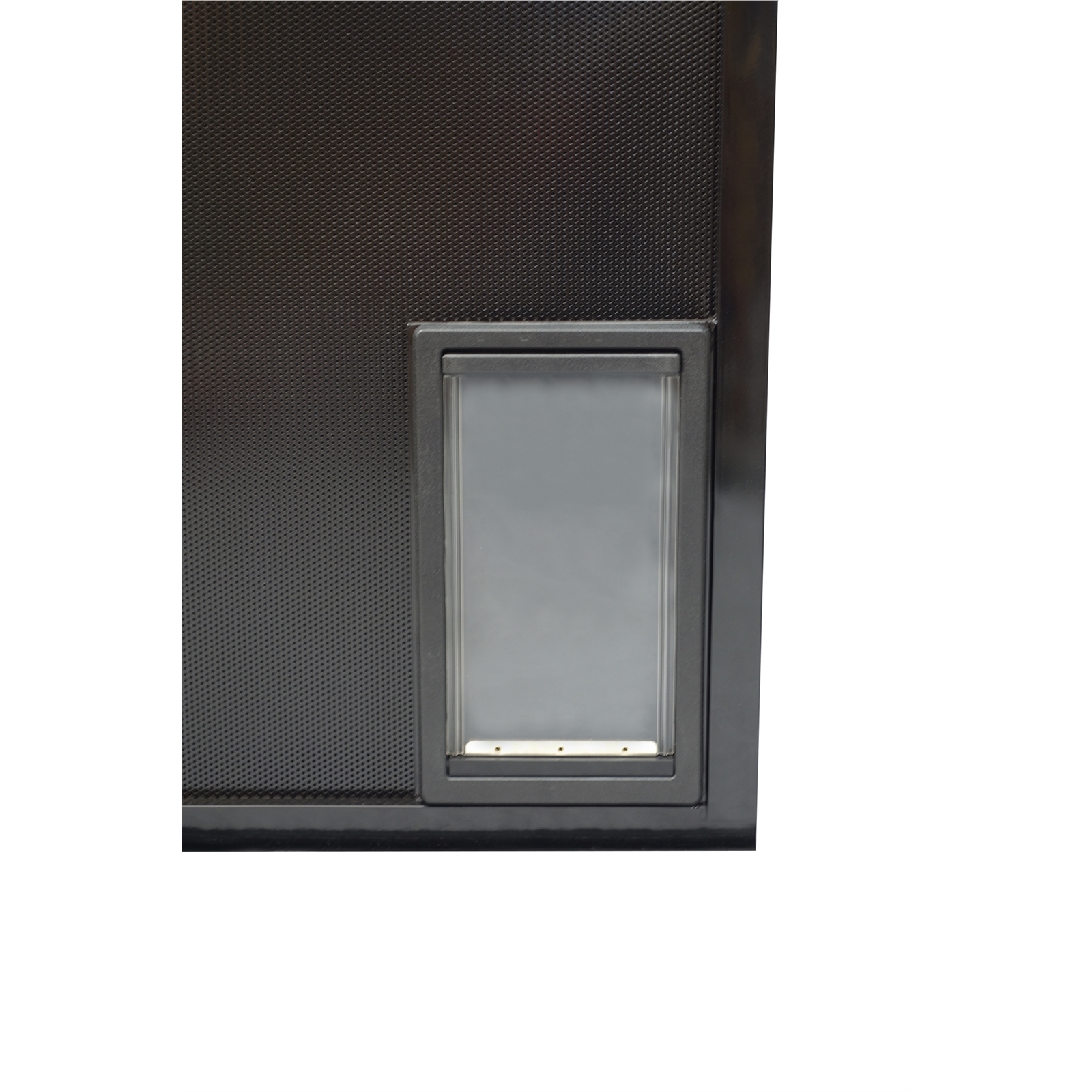 Polar Black Metric Left Hand Pet Screen Door Bunnings Australia