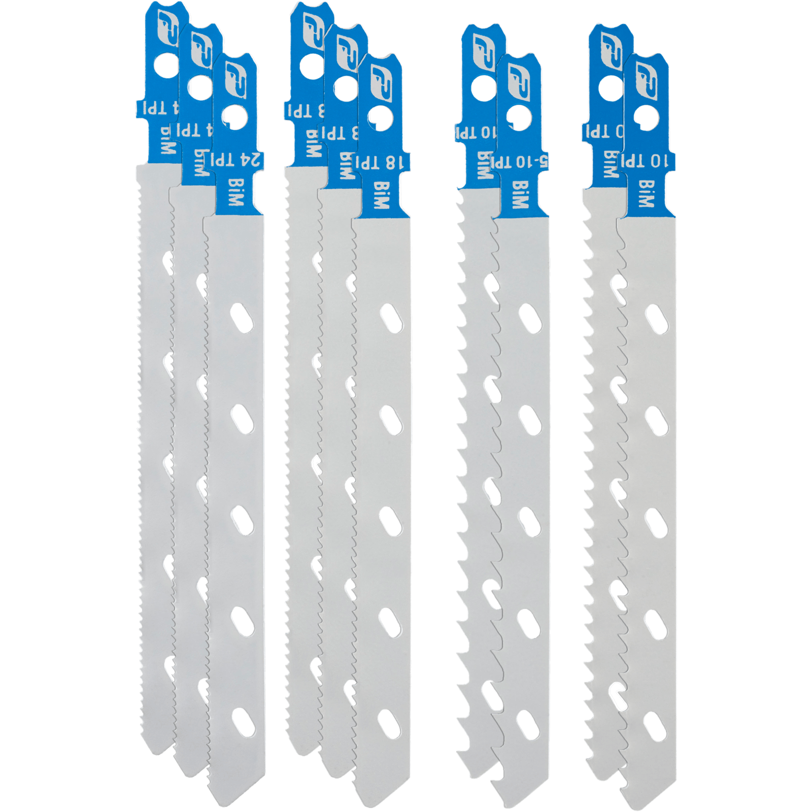 Powerfit 10 Piece AllPurpose Jigsaw Blade Set Bunnings Australia
